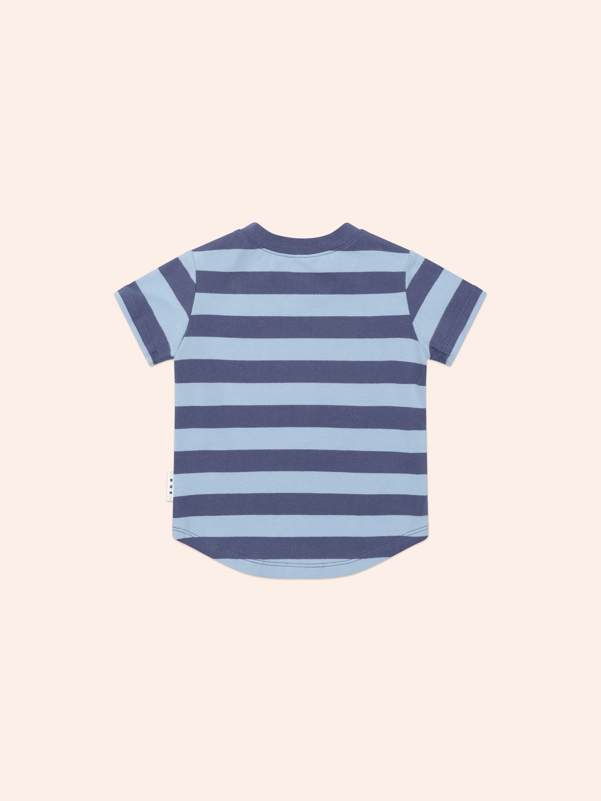 Huxbaby Furry Hux Blue Stripe Bear T-Shirt - Image 5