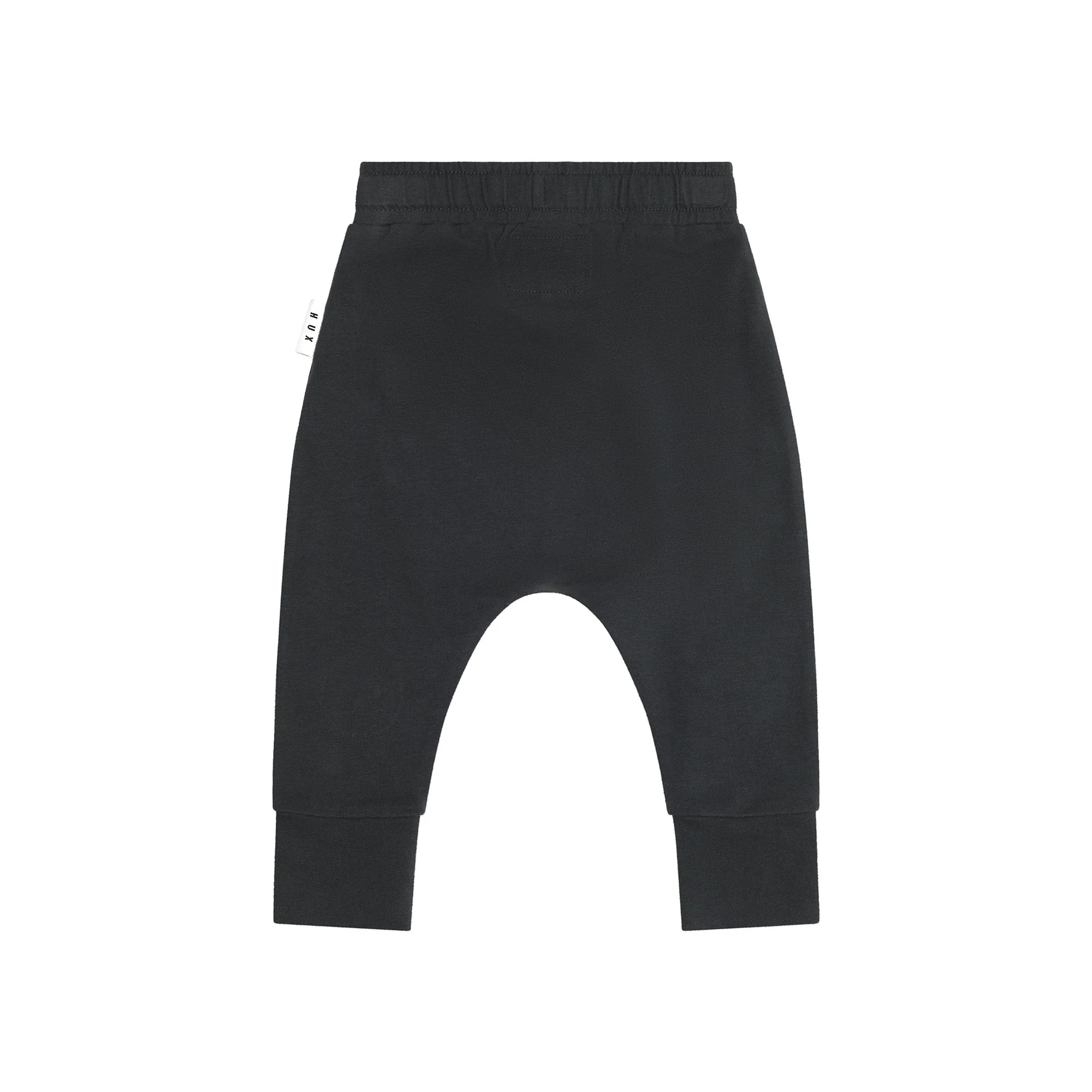 Furry Hux Drop Crotch Pant - Soft Black - Image 3