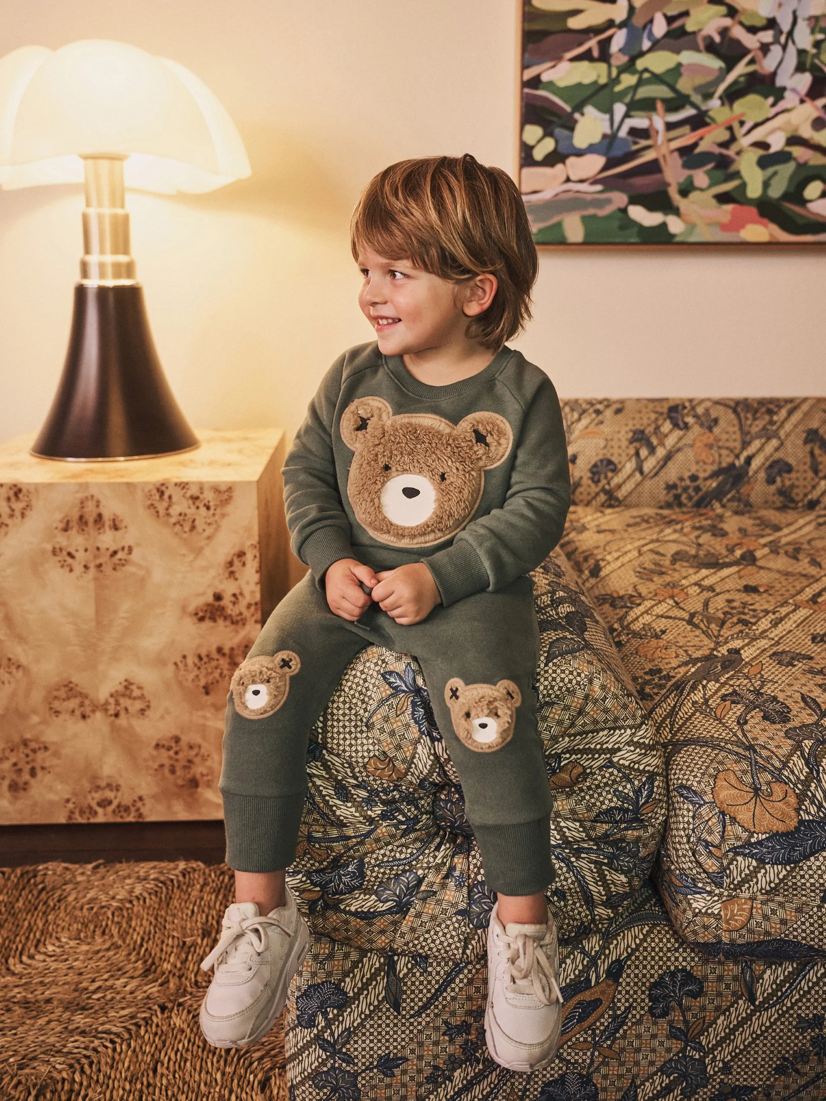 Furry Huxbear Drop Crotch Pant  -Light Spruce - Image 2
