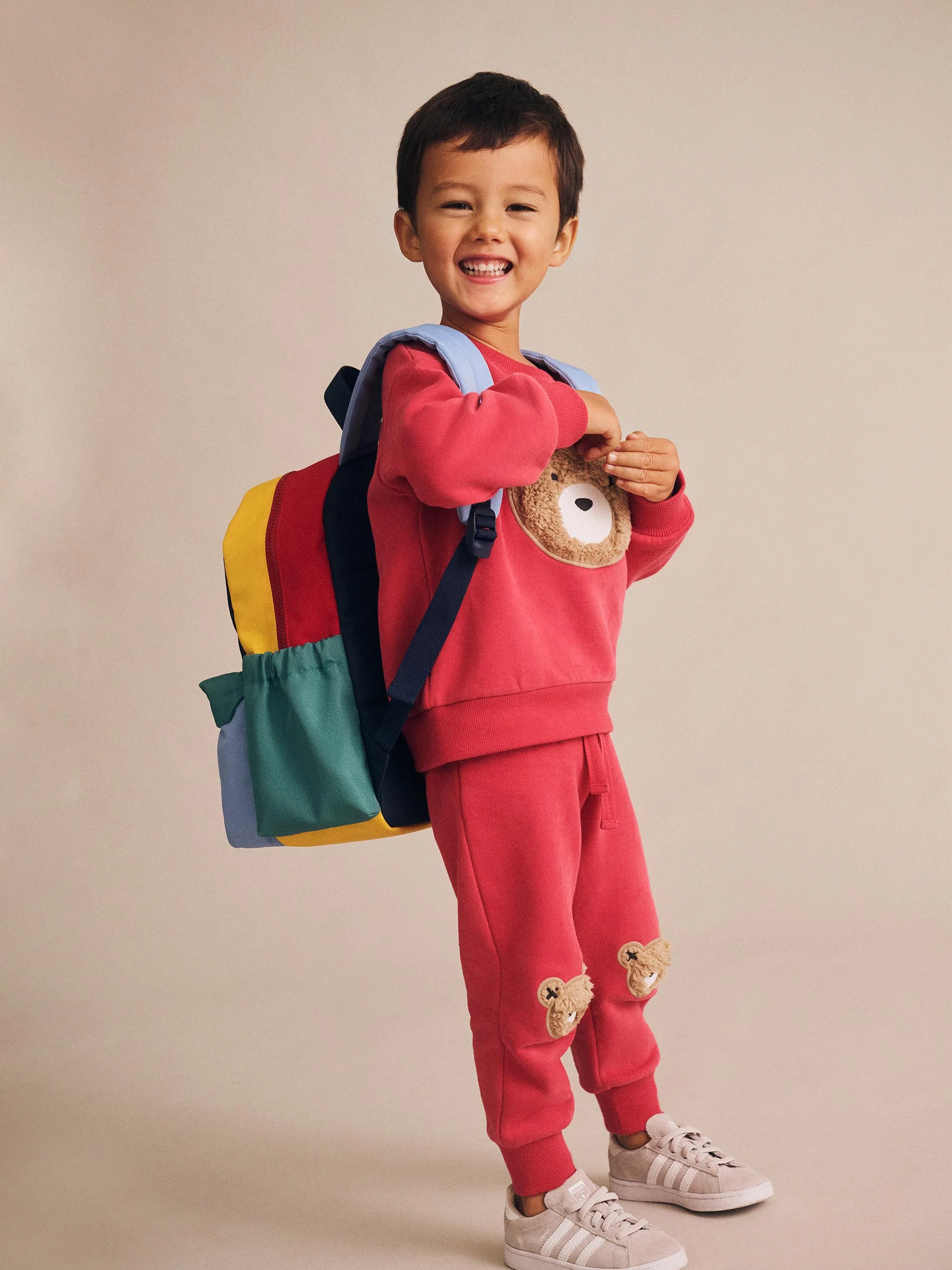 Huxbaby Furry Huxbear Sweatshirt Red - Image 3