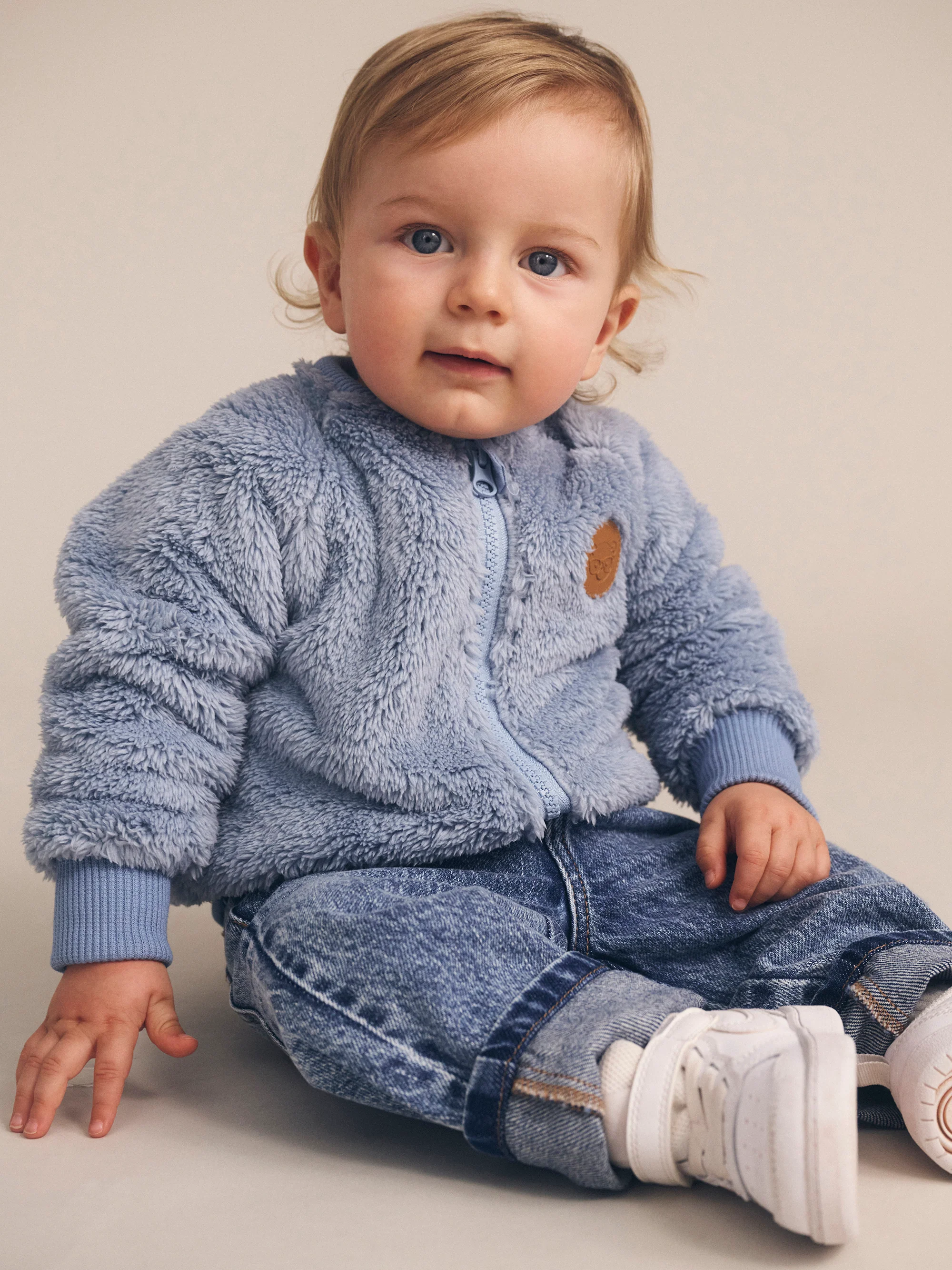 Huxbaby Happy Pup Furry Jacket - Image 2