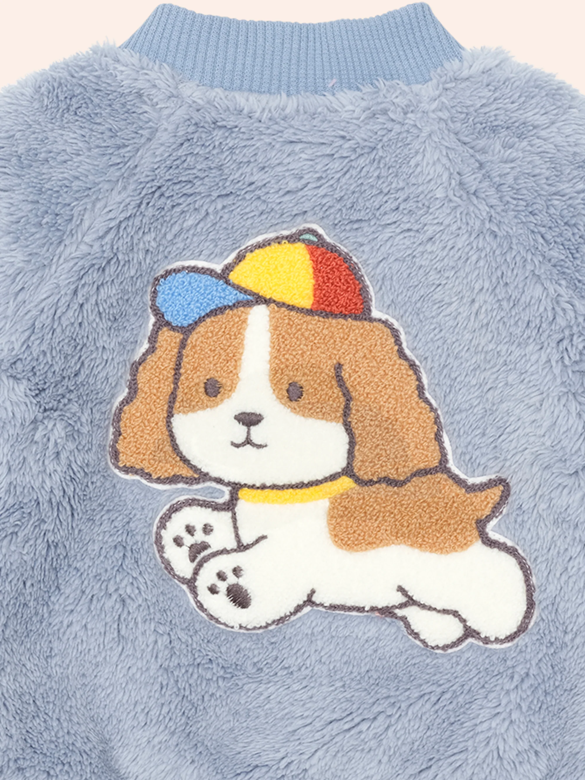 Huxbaby Happy Pup Furry Jacket - Image 5
