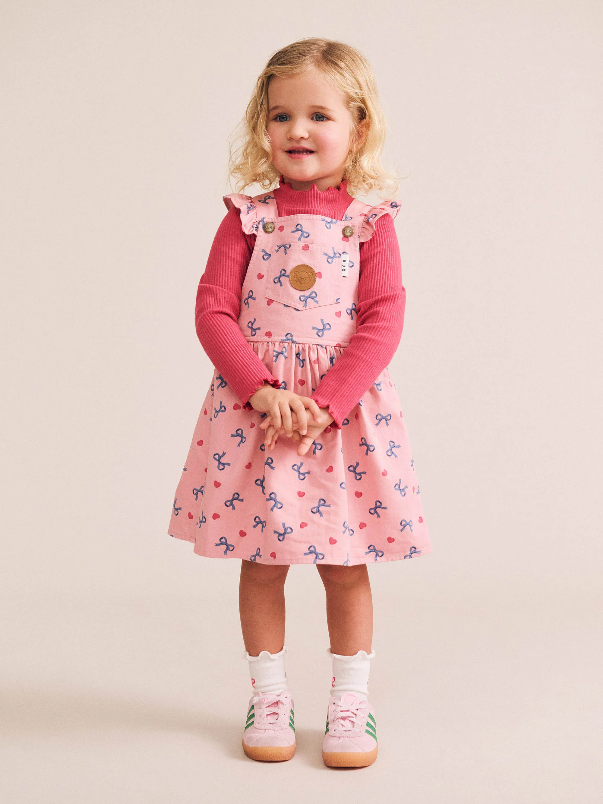 Hearts And Bows Frill Overalls - Image 3