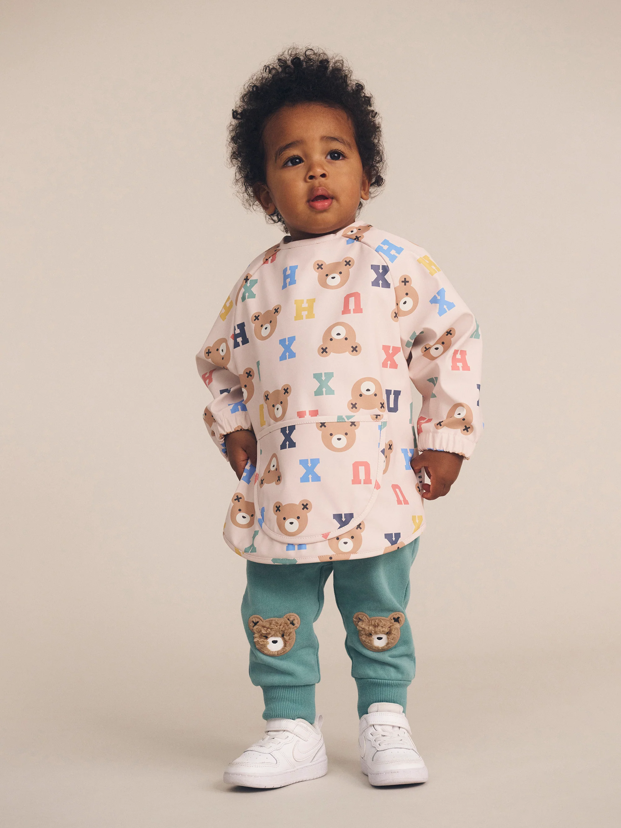 Huxbaby Hux Alphabet Messy Smock - Image 2