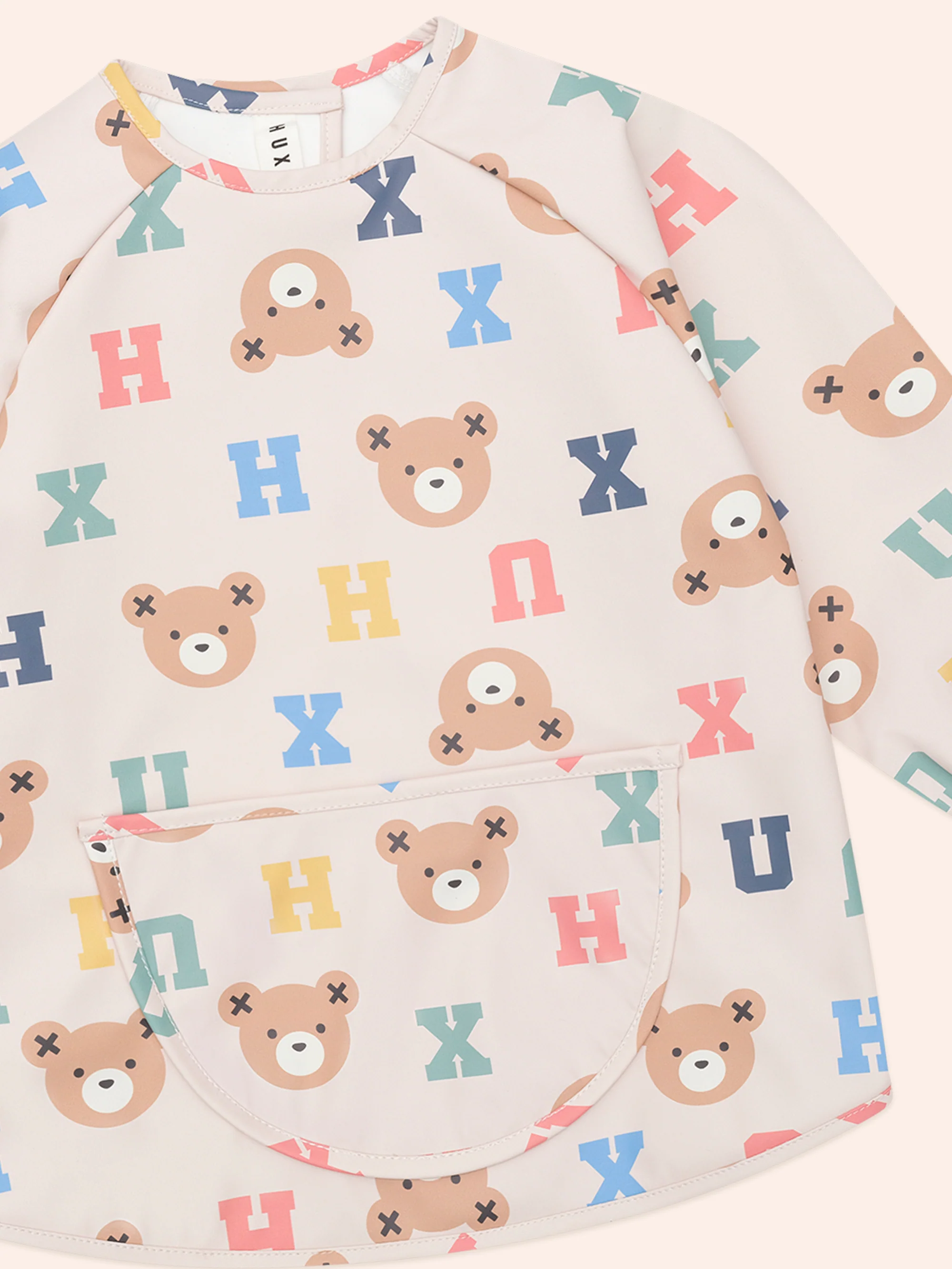 Huxbaby Hux Alphabet Messy Smock - Image 3