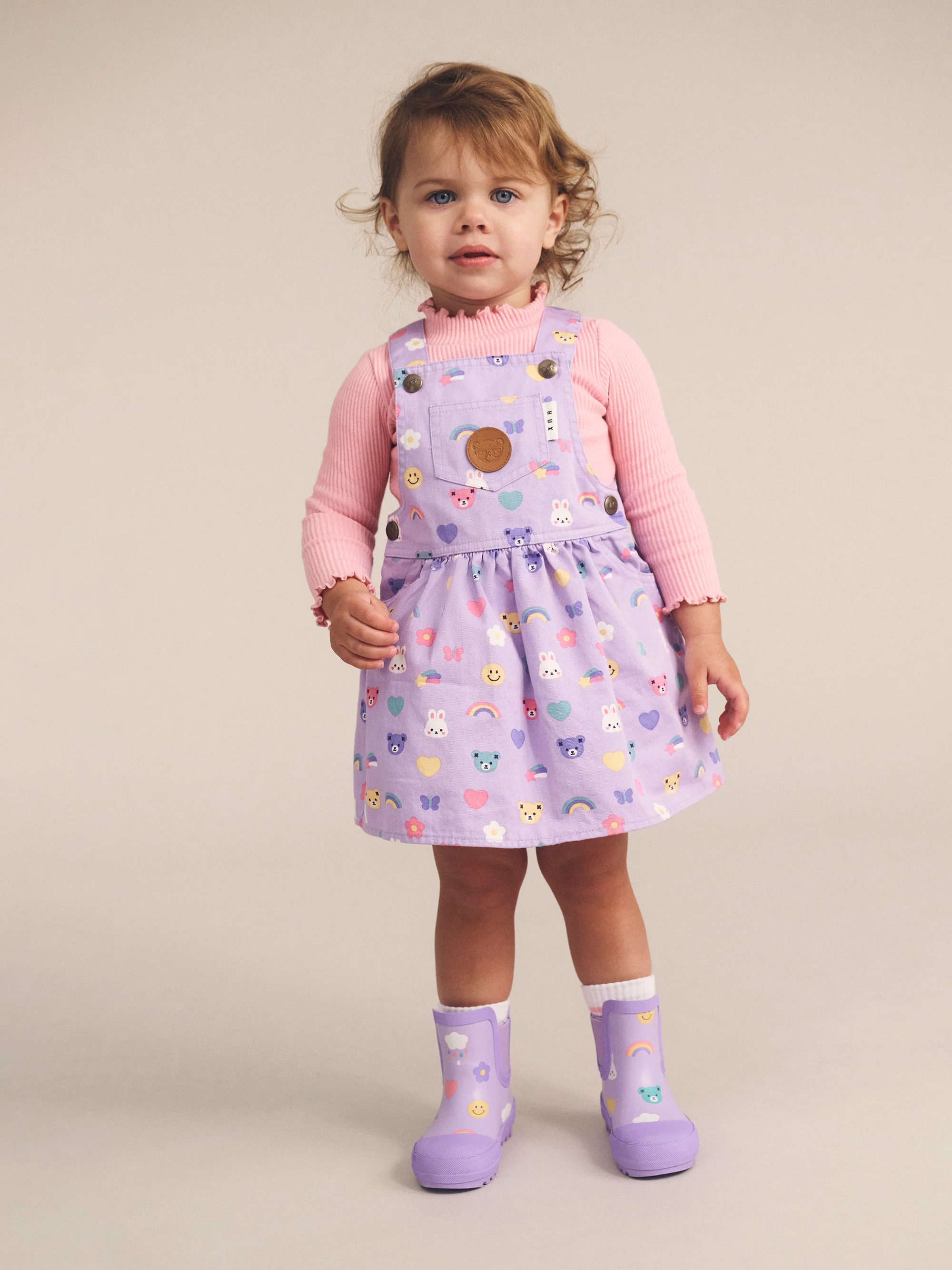 Huxbaby Hux Emoji Pinafore - Image 3