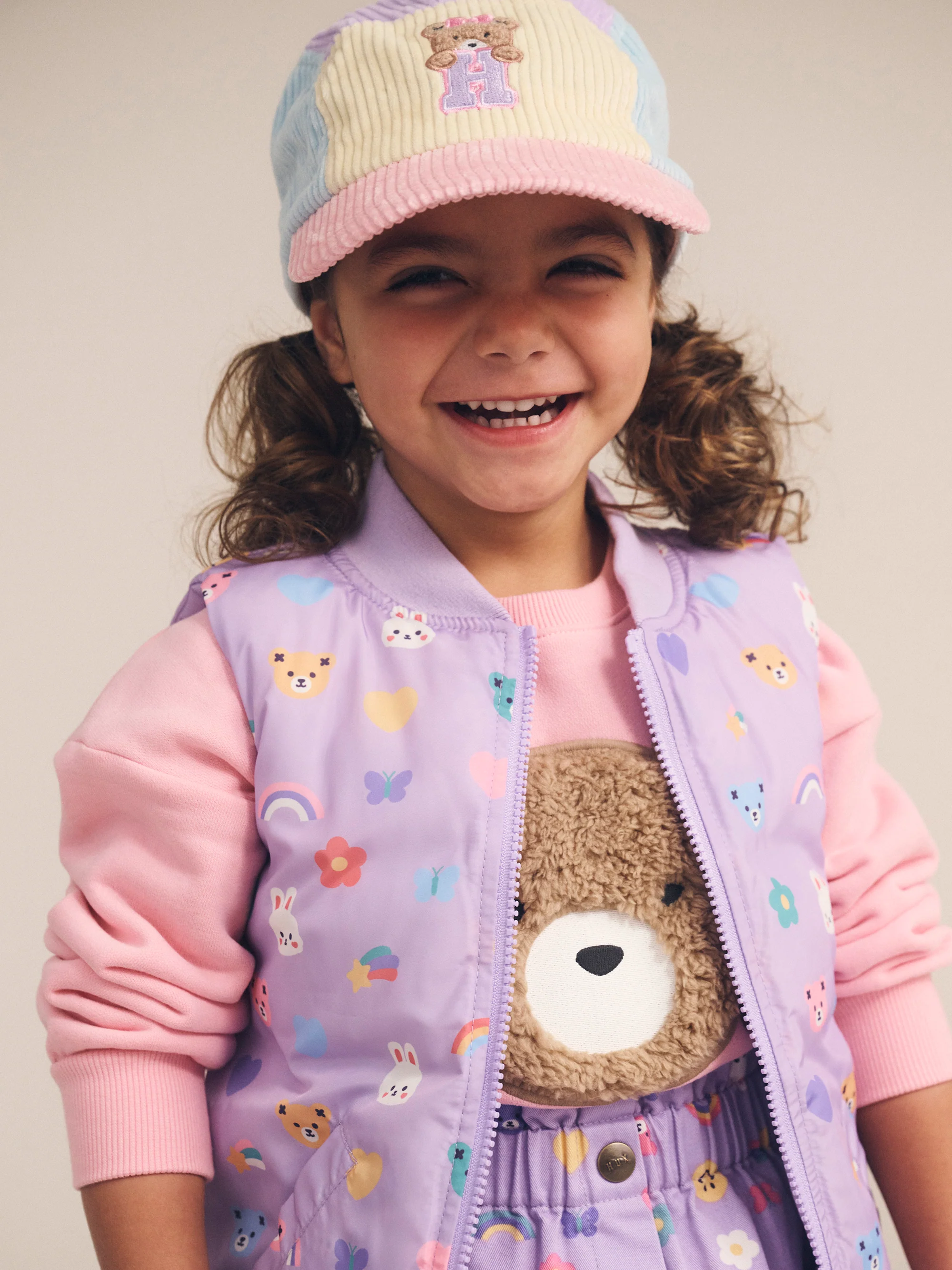 Huxbaby Hux Emoji Reversible Puffer Vest - Image 2