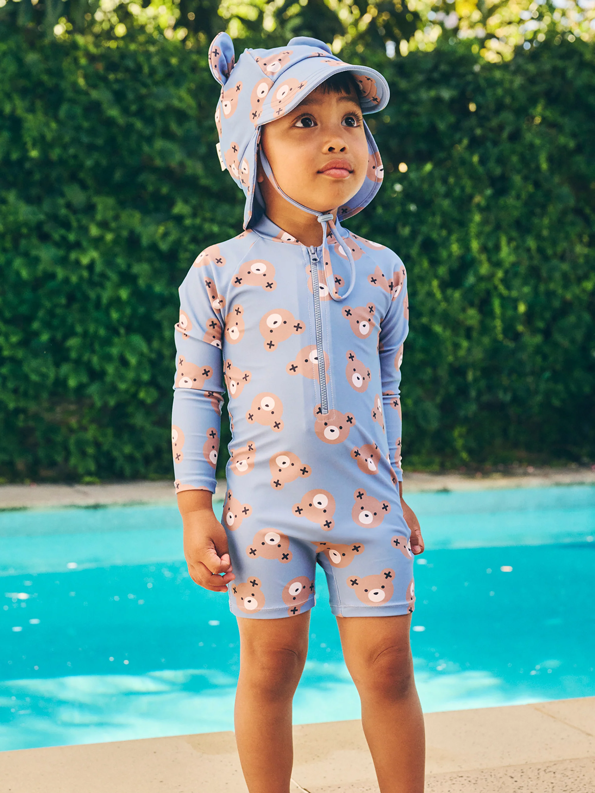 Huxbear Swim Hat - Cornflower - Image 3
