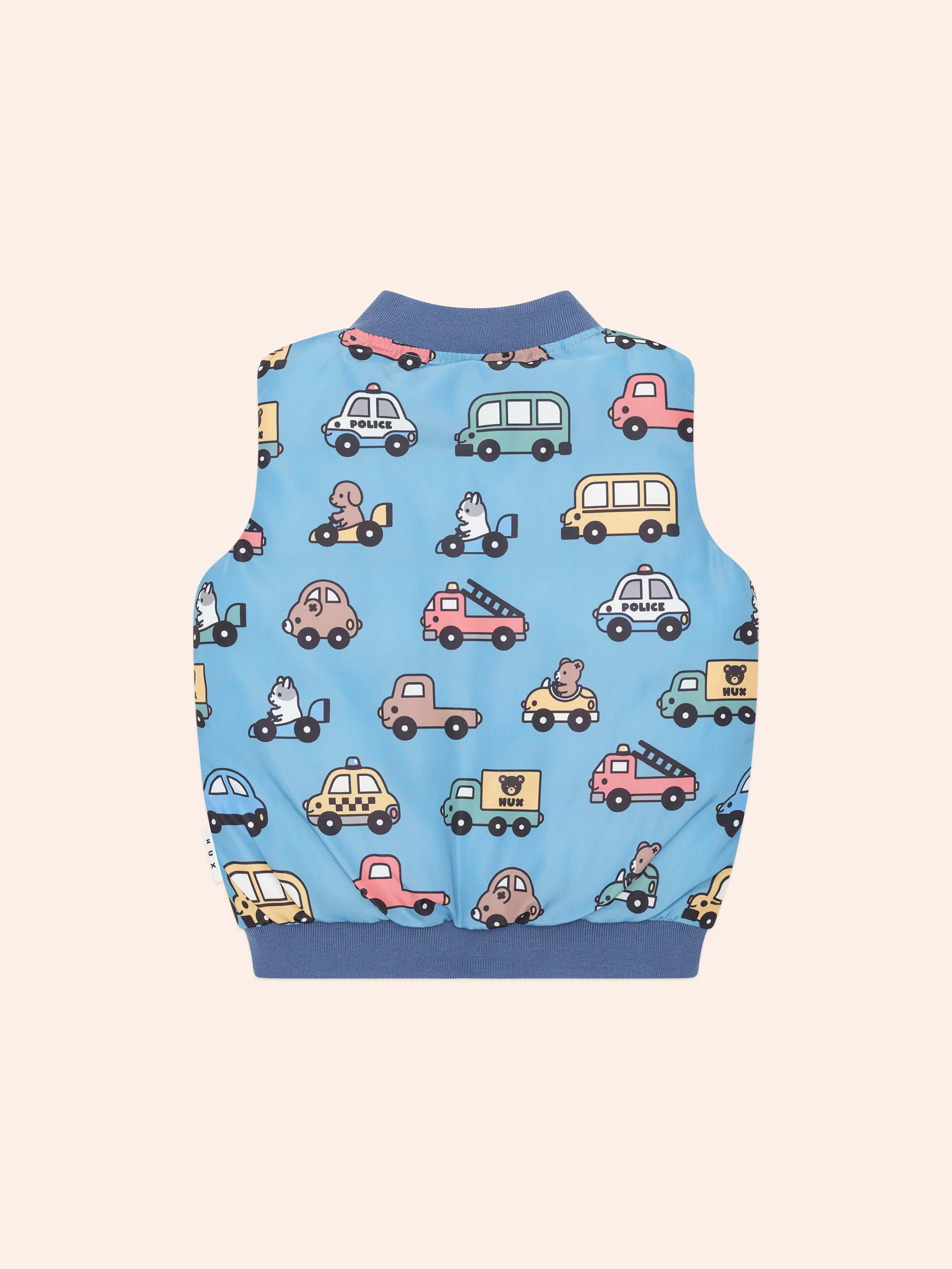 Huxbaby Huxmobile Reversible Puffer Vest - Image 5