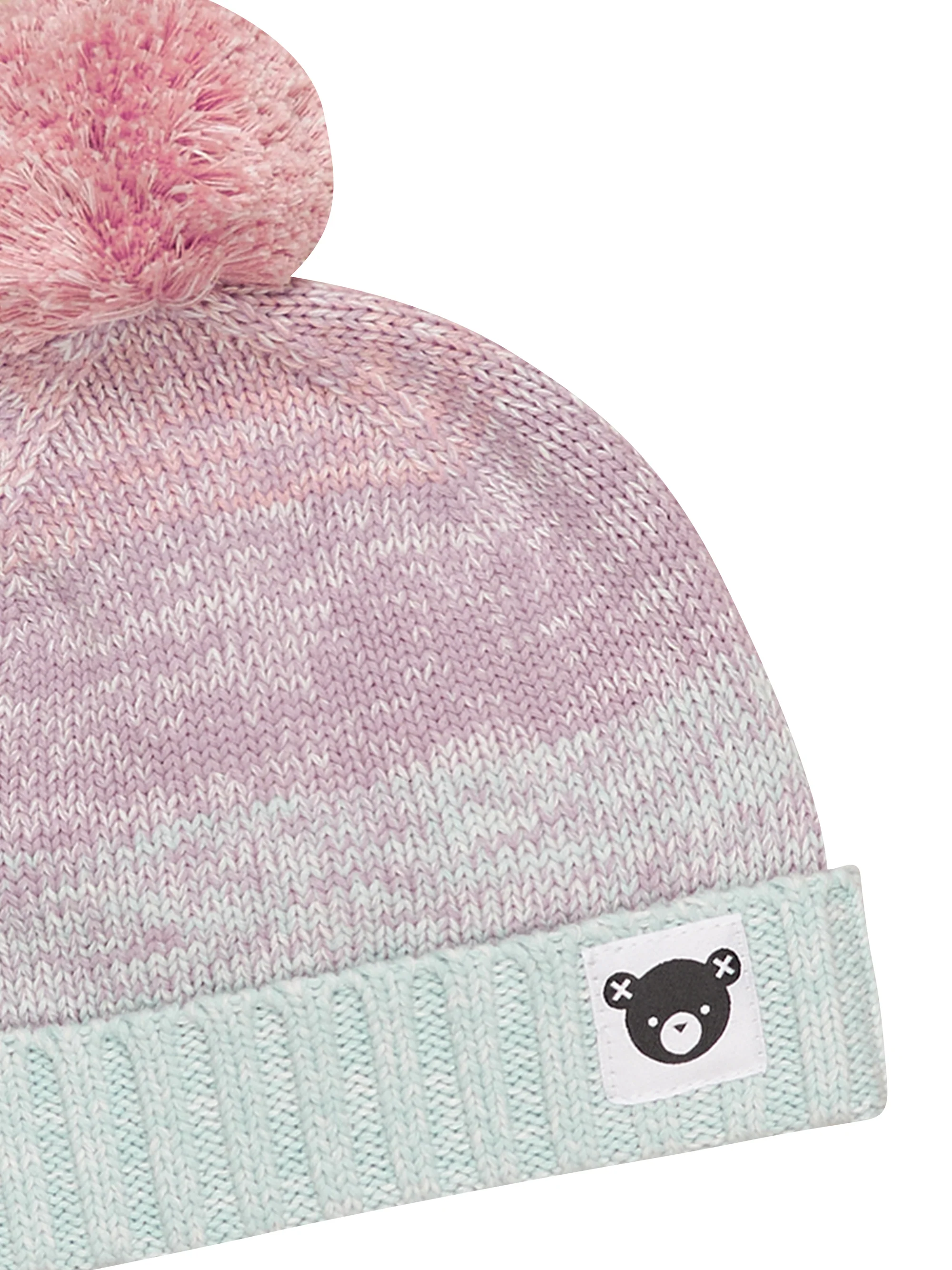 Huxbaby Jewel Knit Beanie - Rainbow Stripe - Image 3