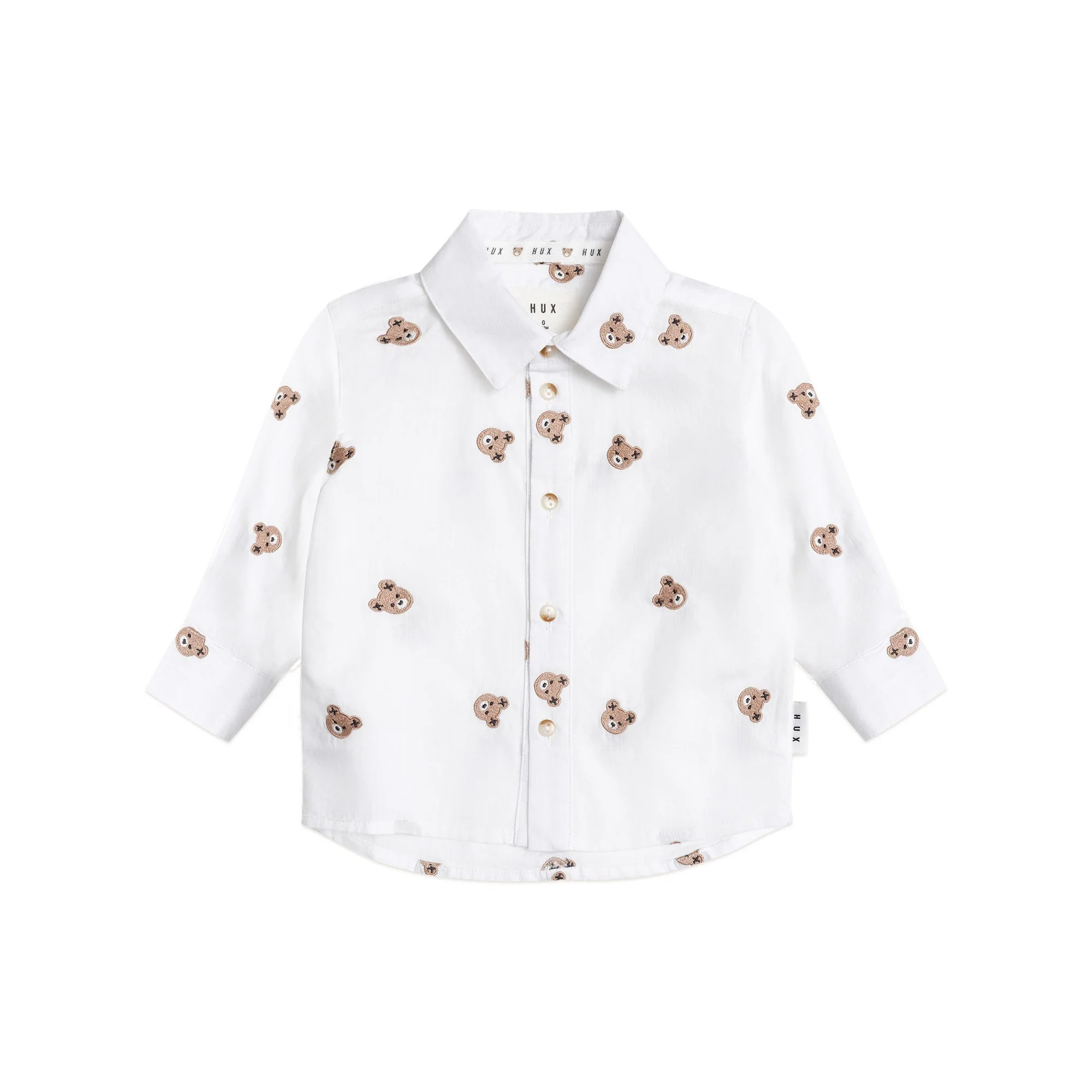 Longsleeve Huxbear Button Up Crisp White