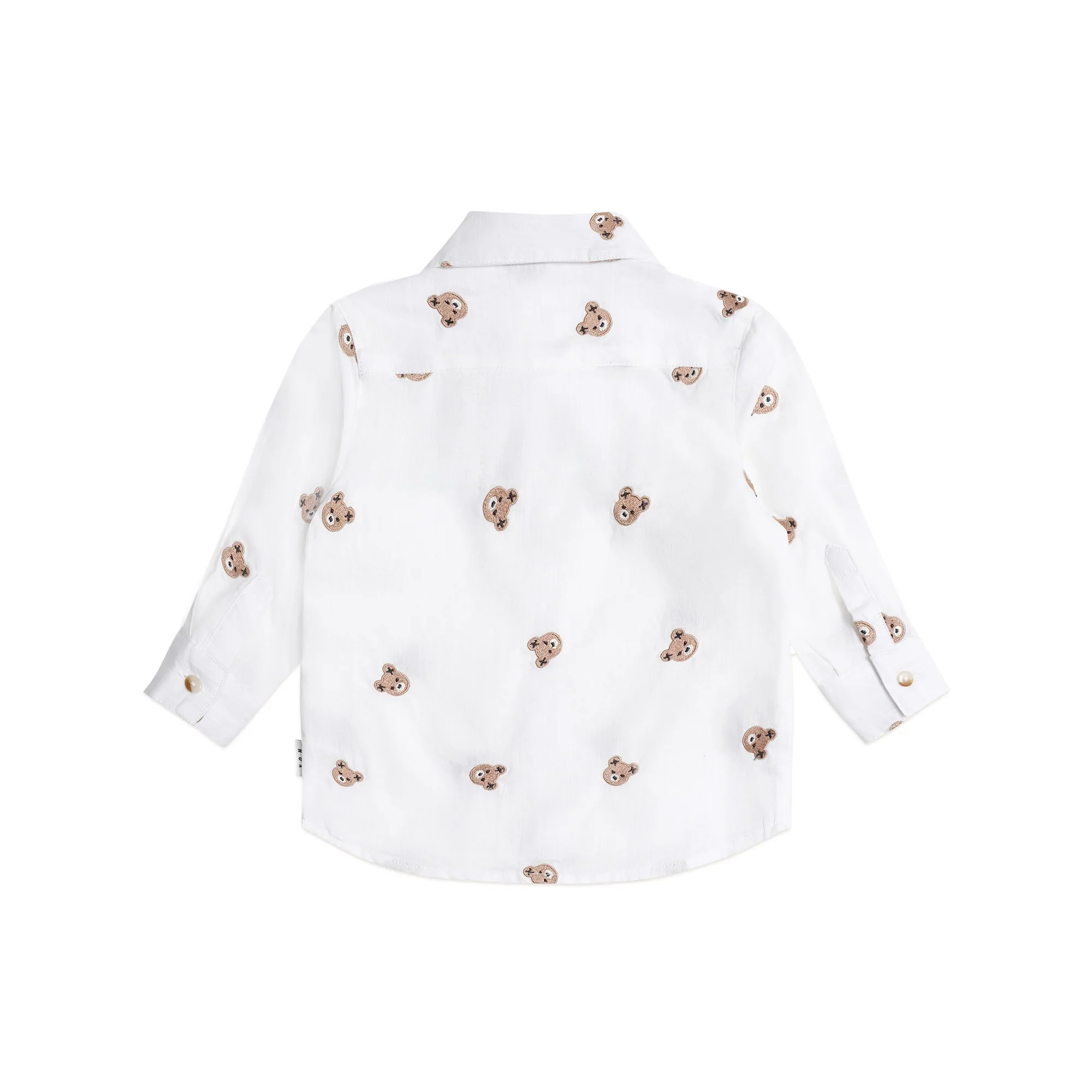 Longsleeve Huxbear Button Up Crisp White - Image 2