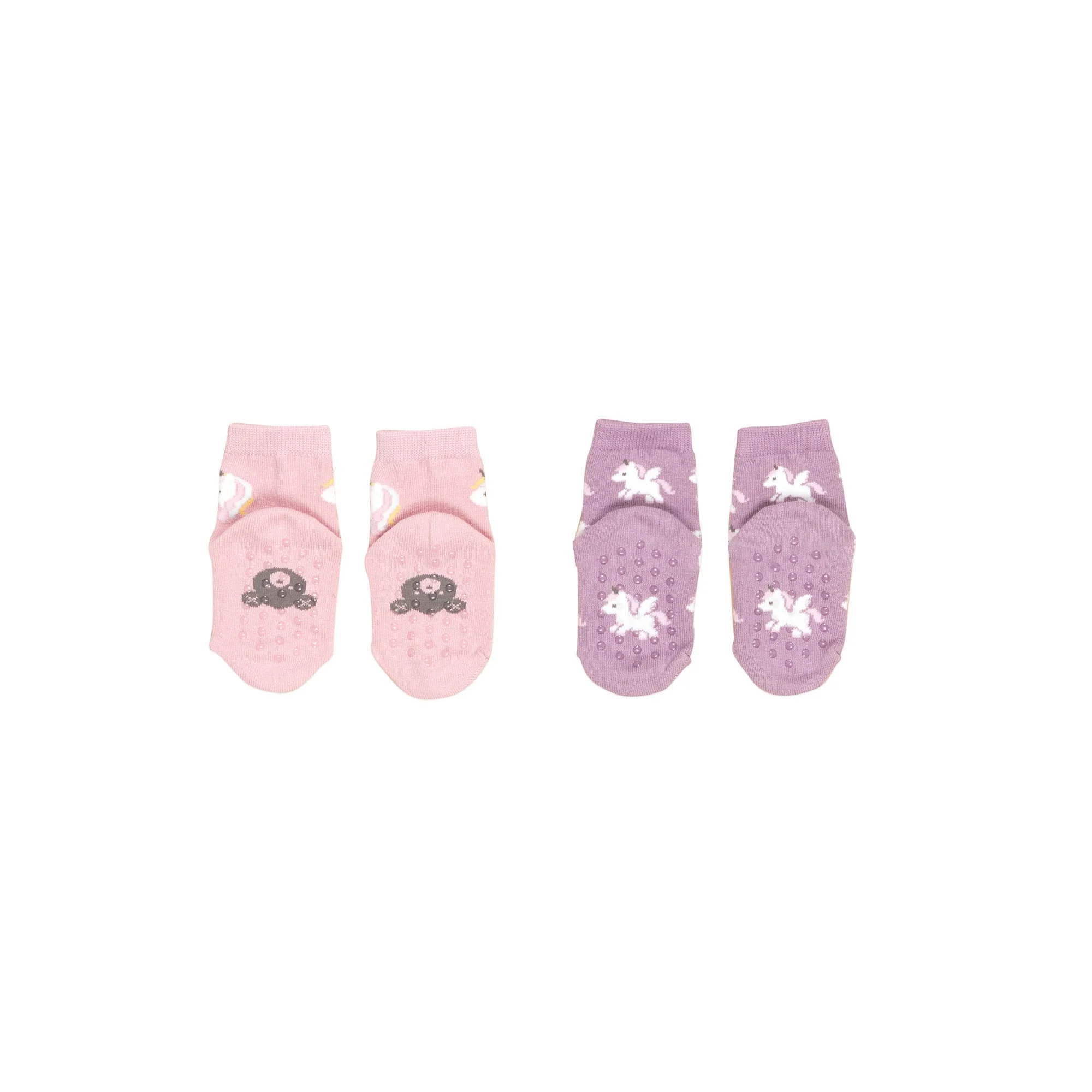 Magical Unicorn 2pk Socks - Rosebud + Orchid - Image 2