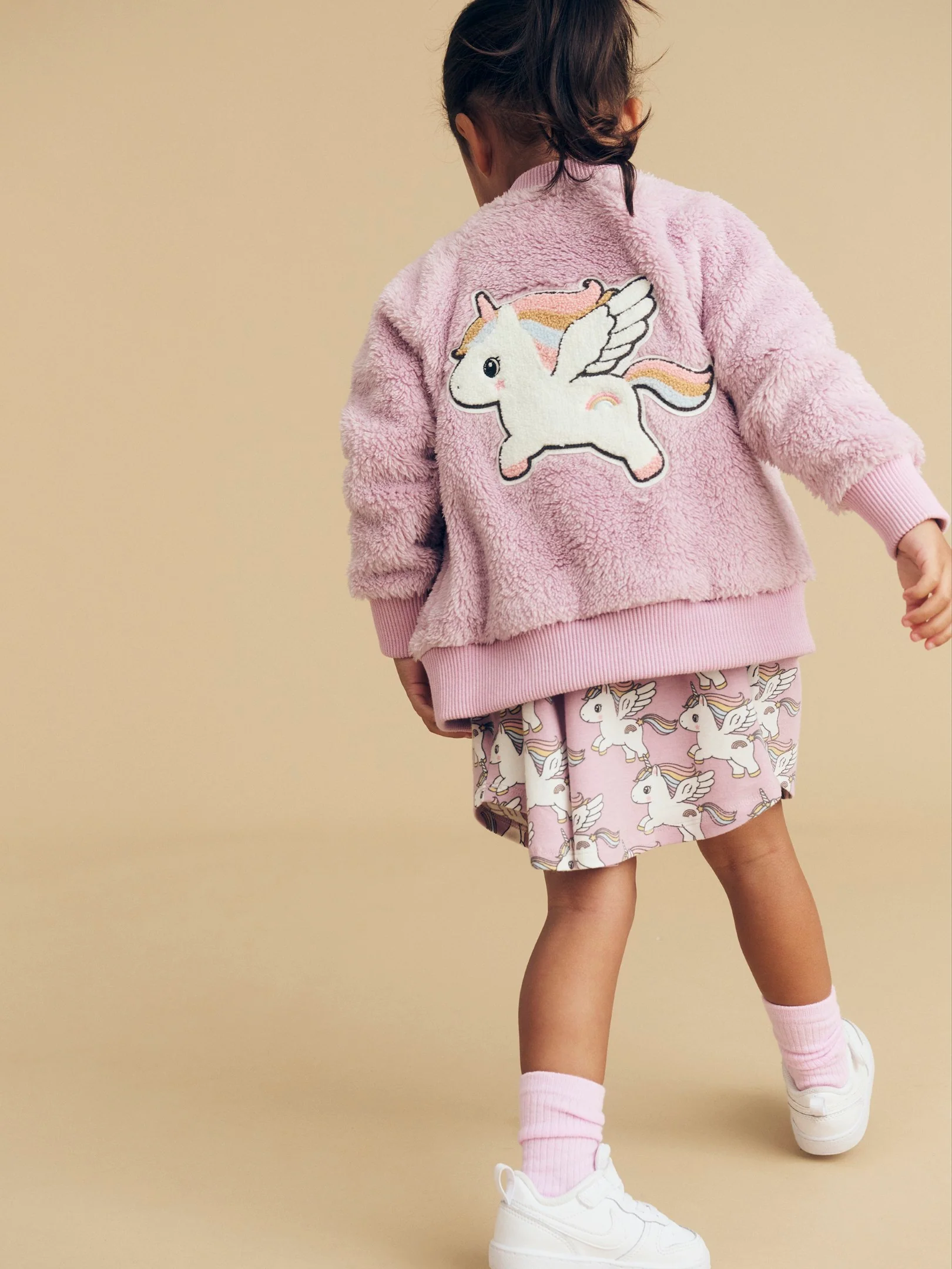 Magical Unicorn Fur Jacket - Orchid - Image 2