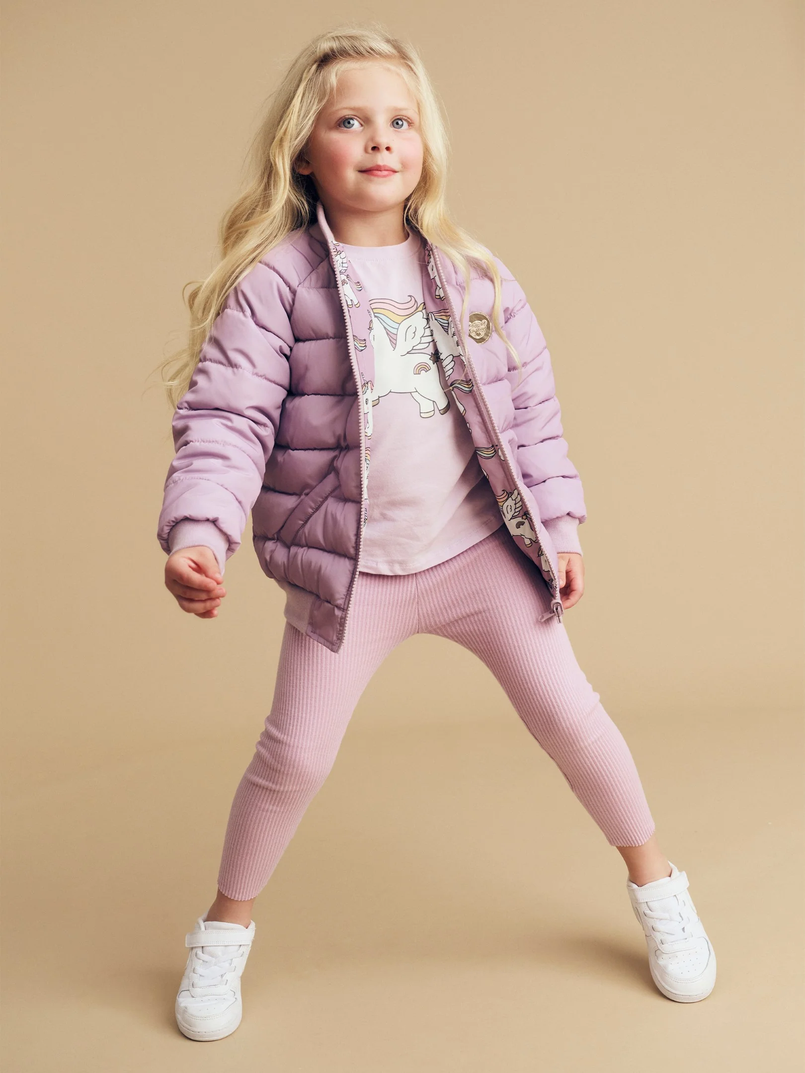 Magical Unicorn Reversible Bomber - Orchid - Image 10