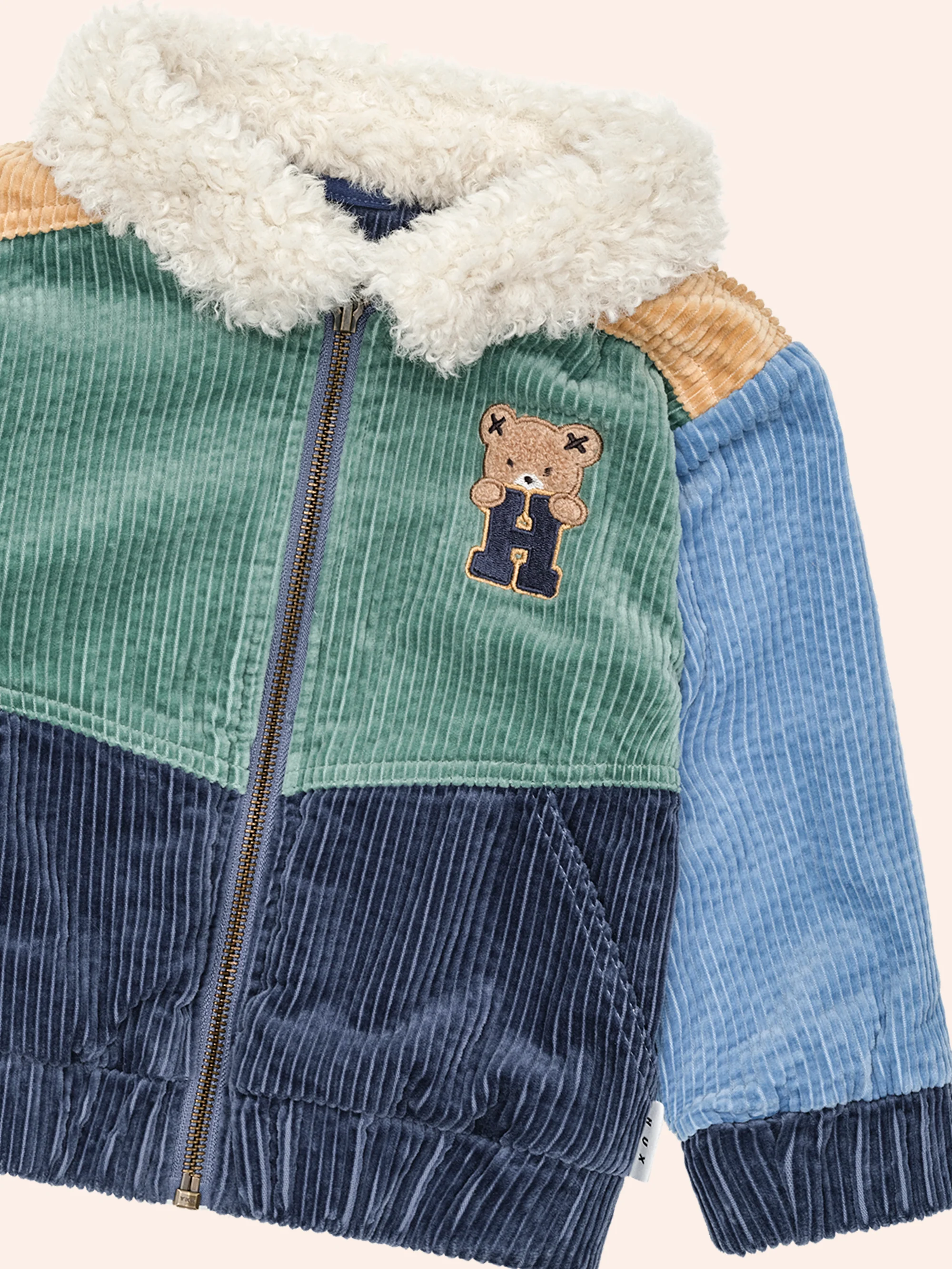 Huxbaby Midnight Colour Block Cord Jacket - Image 5