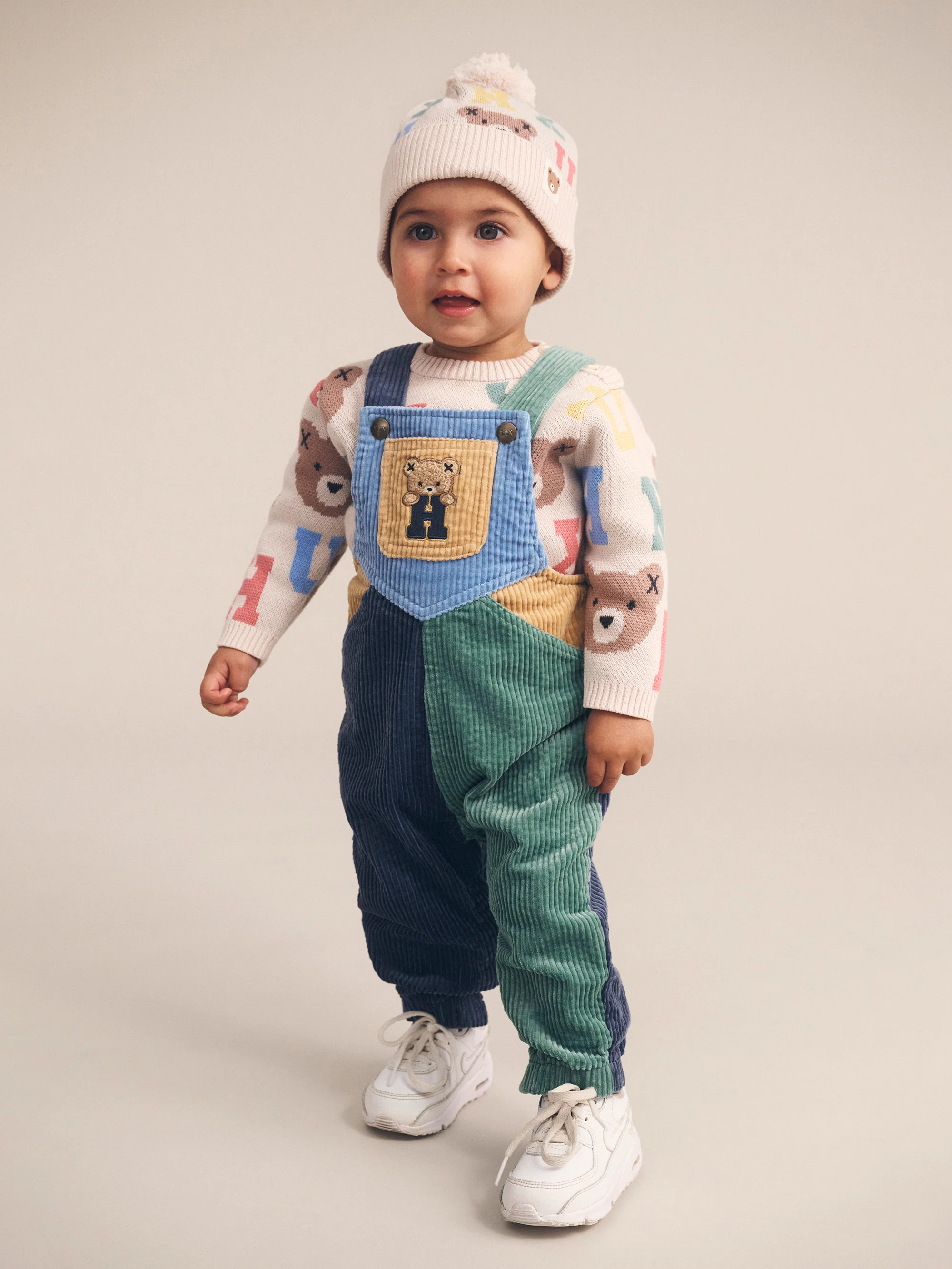 Huxbaby Midnight Colour Block Overalls - Image 4