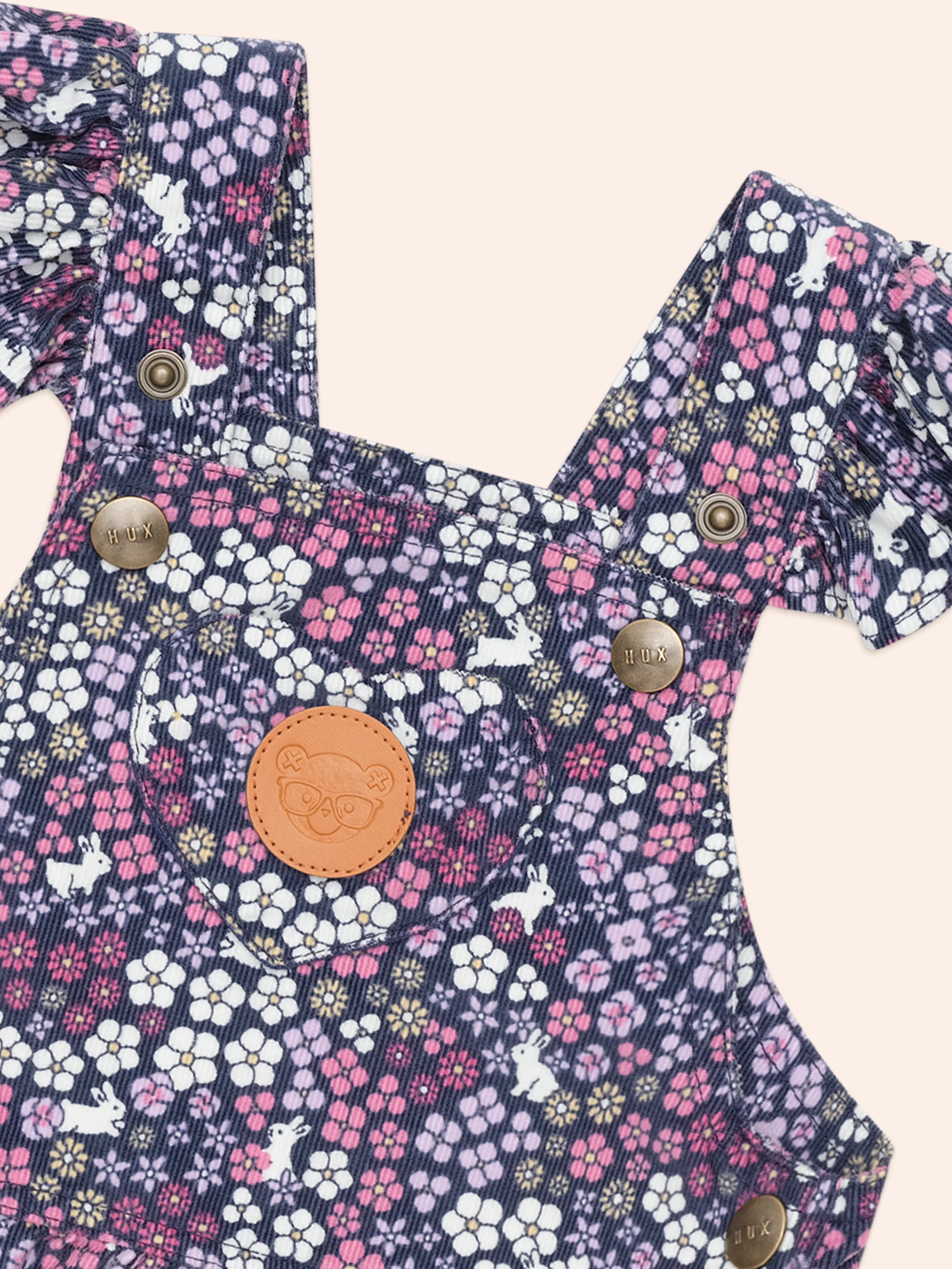 Huxbaby Midnight Flower Garden Overall Dress - Image 4