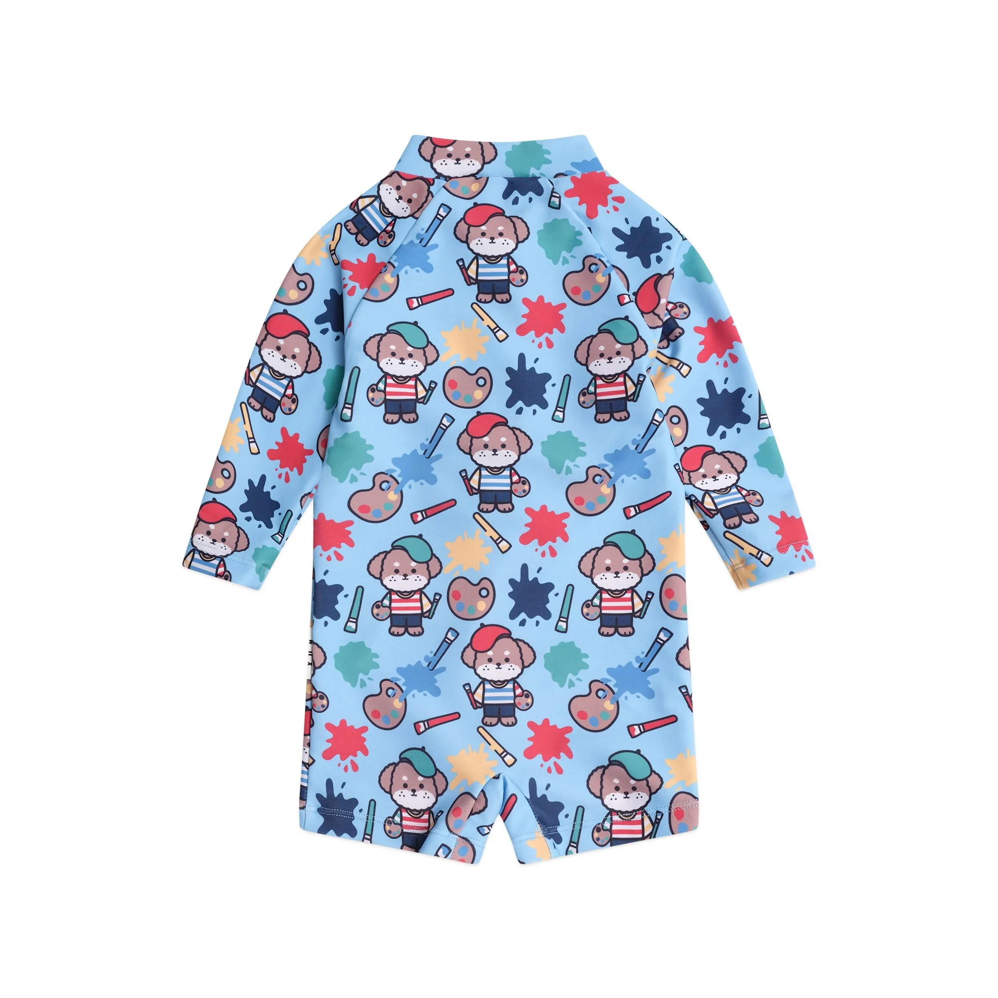 Parisian Painter Pup Swimsuit Shortie - Image 4