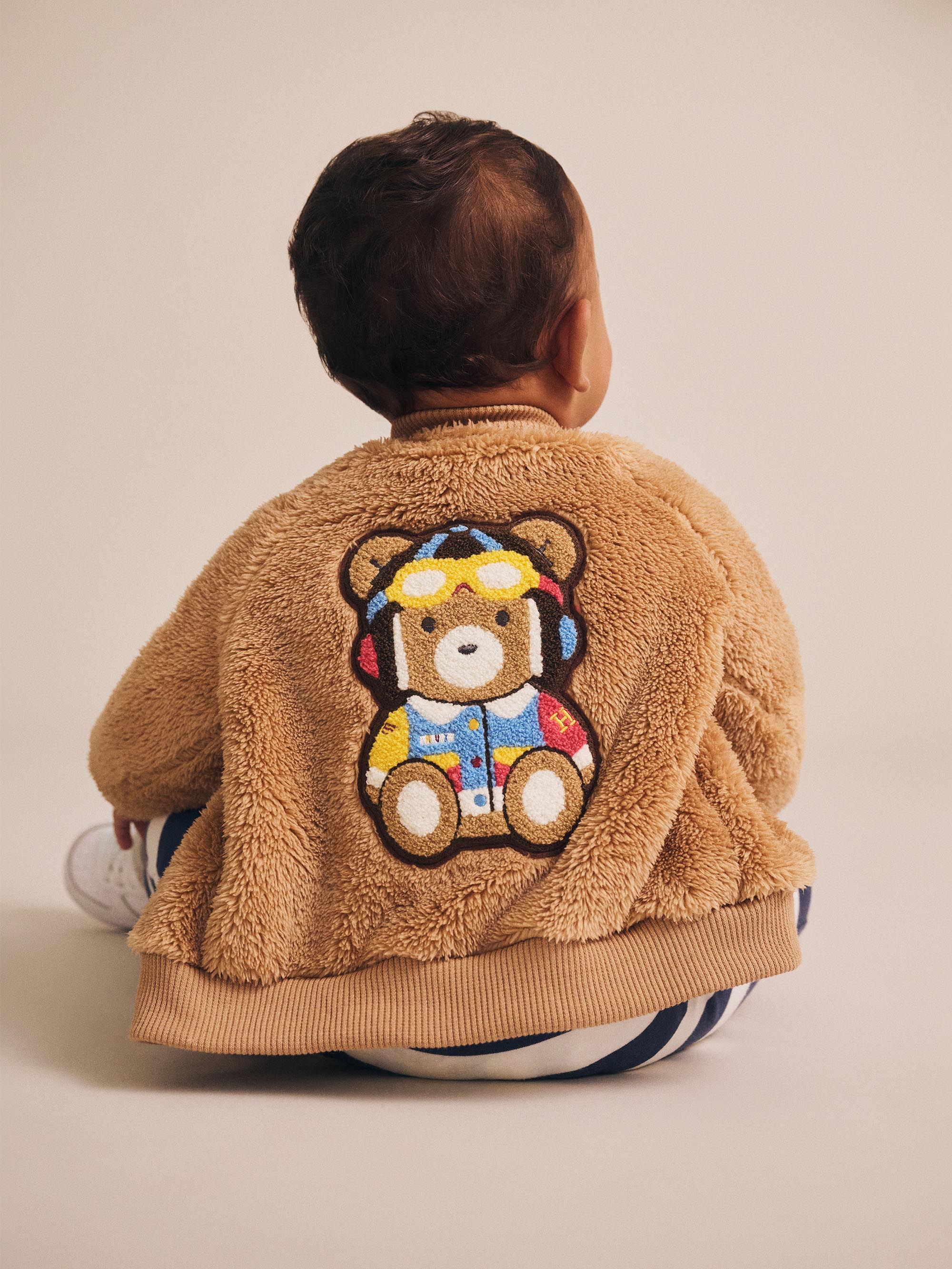Huxbaby Pilot Huxbear Fur Jacket - Image 3