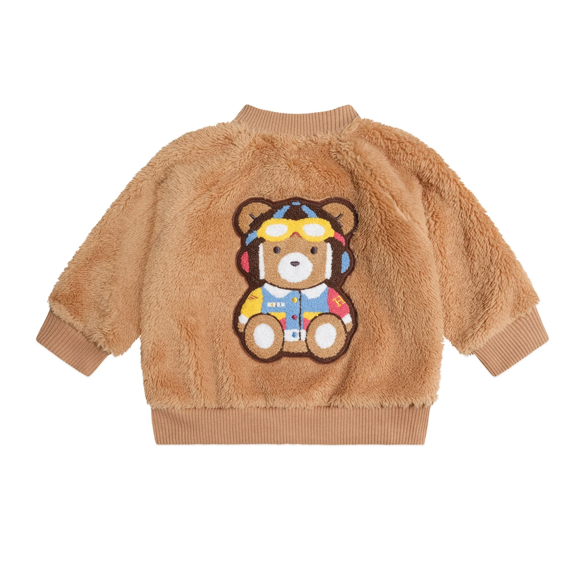 Huxbaby Pilot Huxbear Fur Jacket - Image 4