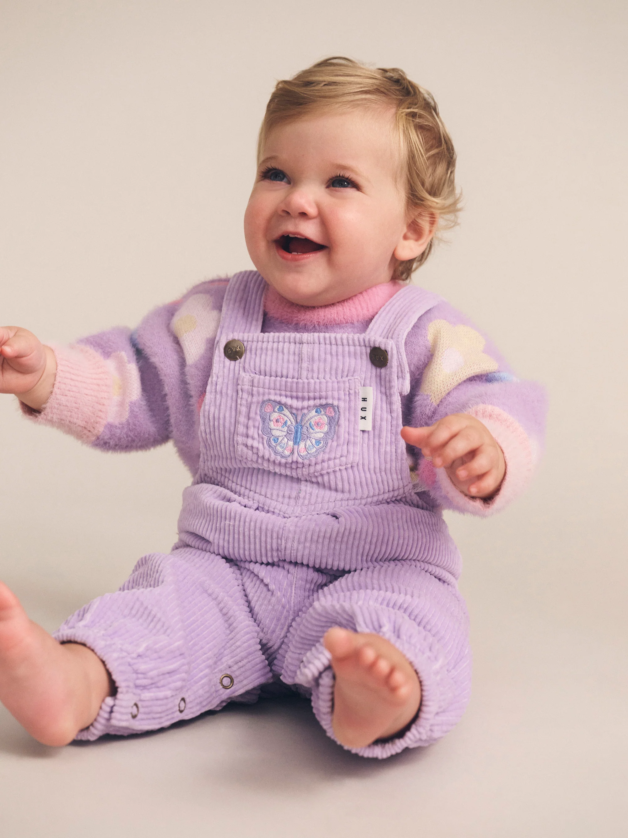 Huxbaby Rainbow Daisy Jumper - Image 2