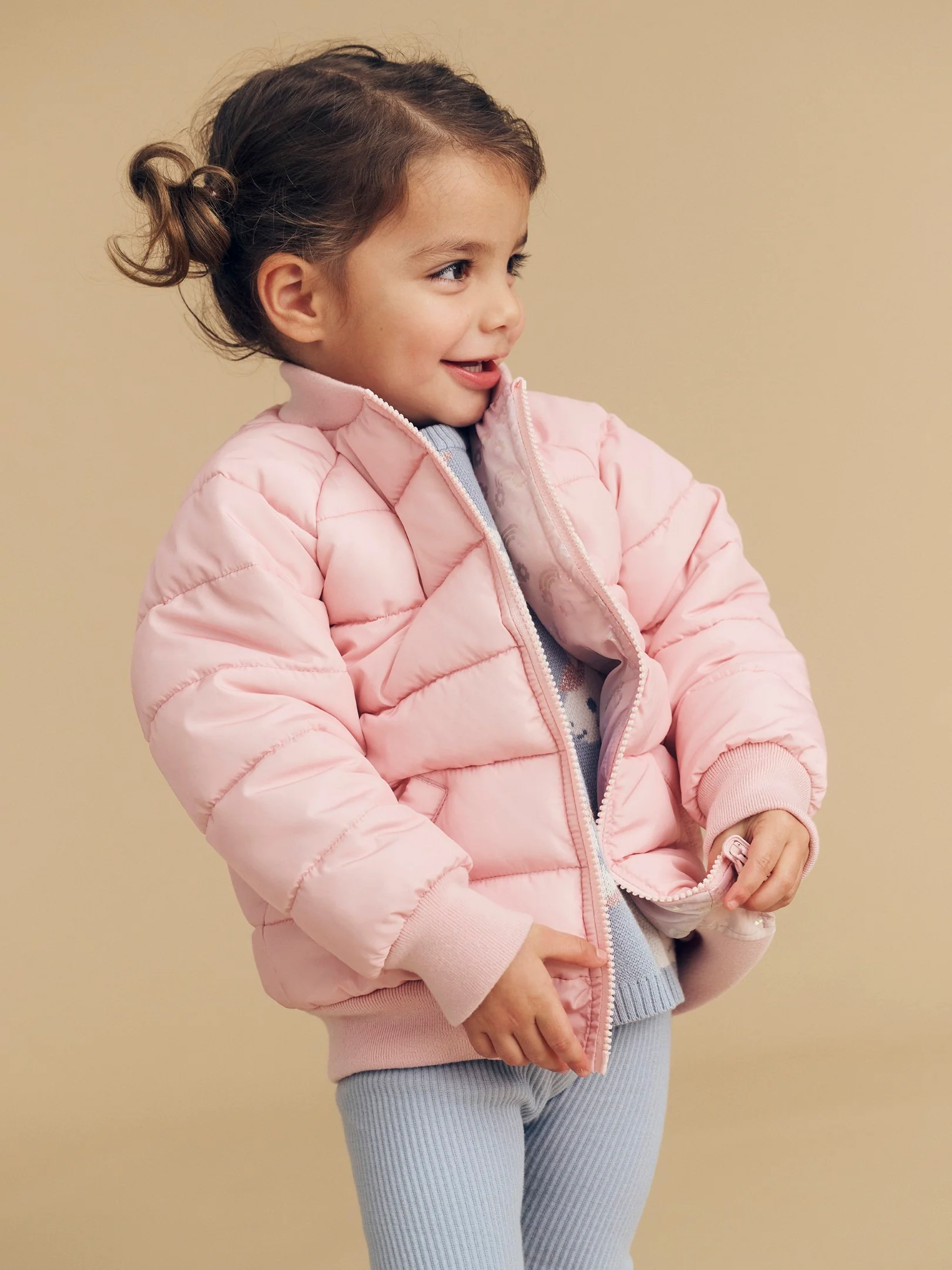 Rainbow Reversible Bomber - Rosebud - Image 12