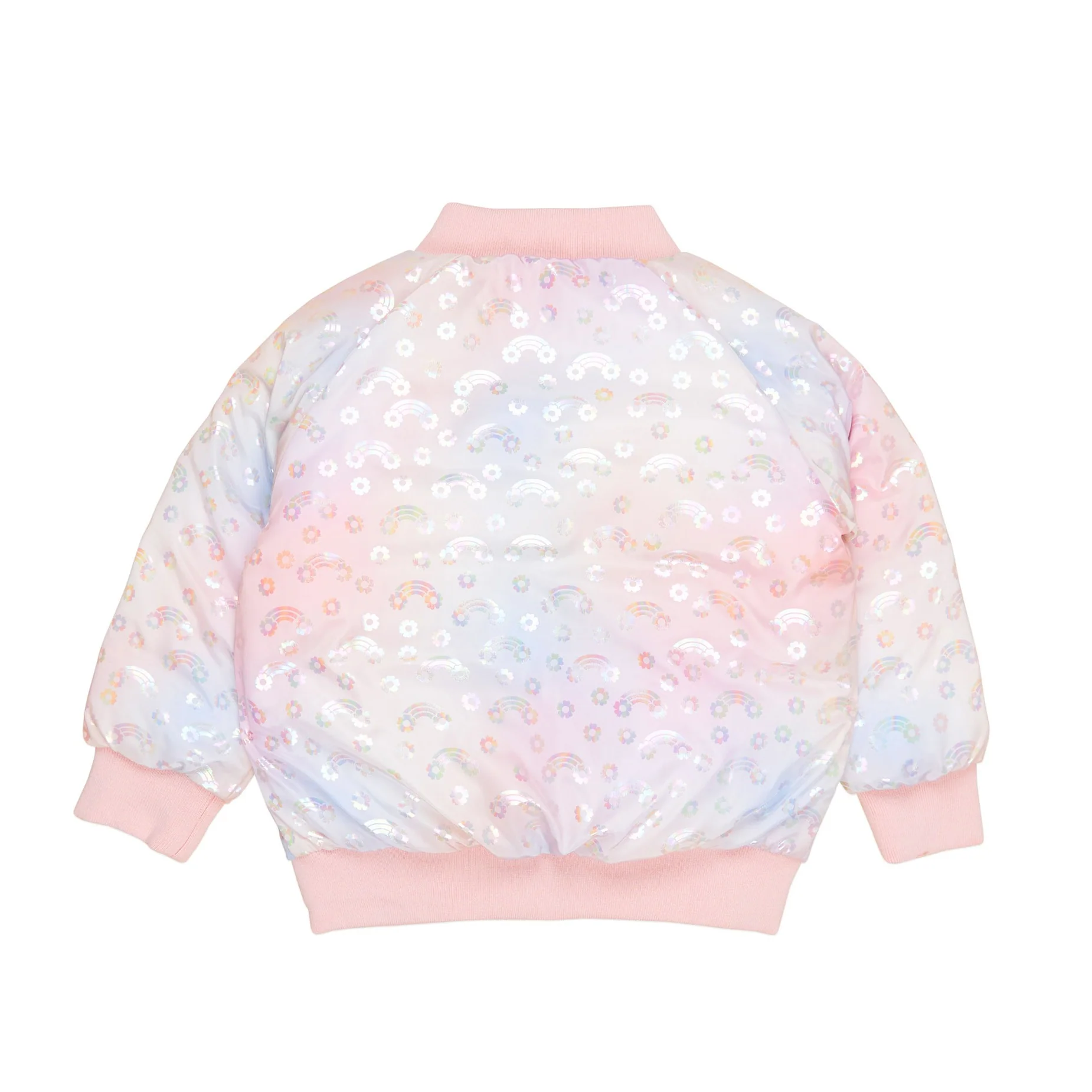 Rainbow Reversible Bomber - Rosebud - Image 7