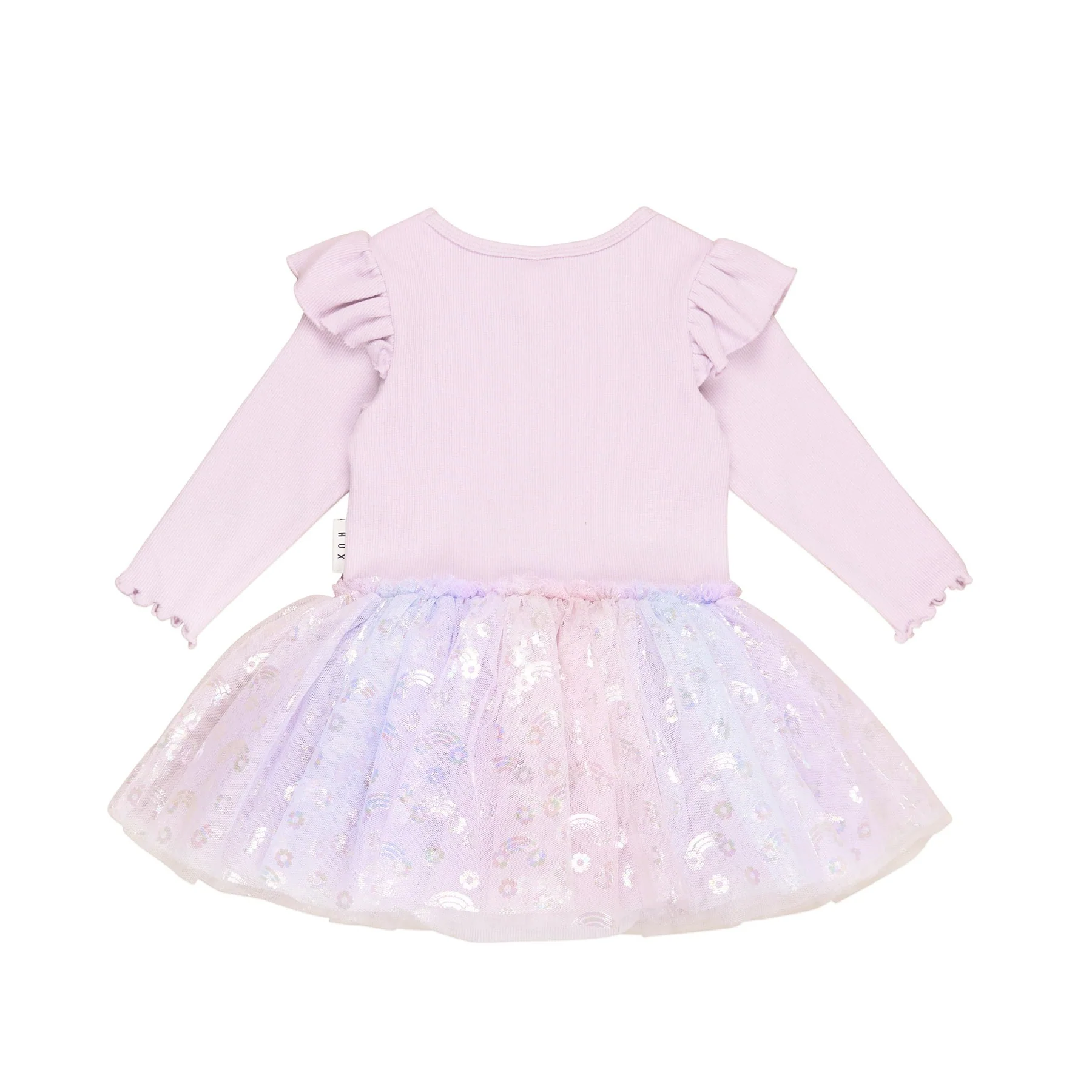 Rainbow Rib Ballet Onesie - Bright Orchid - Image 3