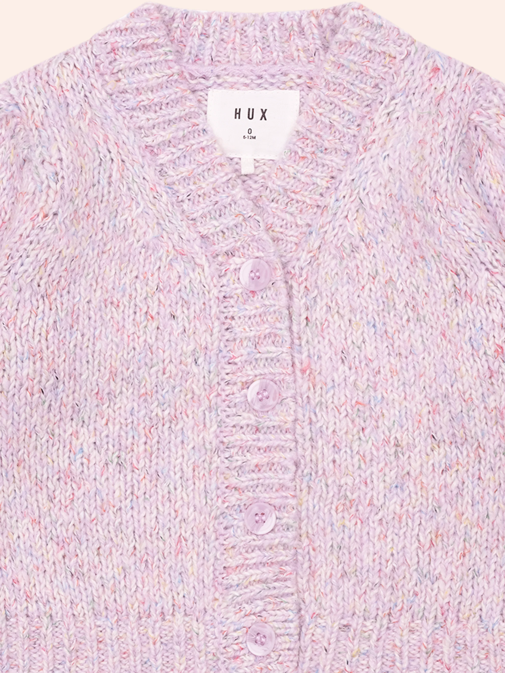 Huxbaby Rainbow Sprinkles Boxy Cardi - Image 4