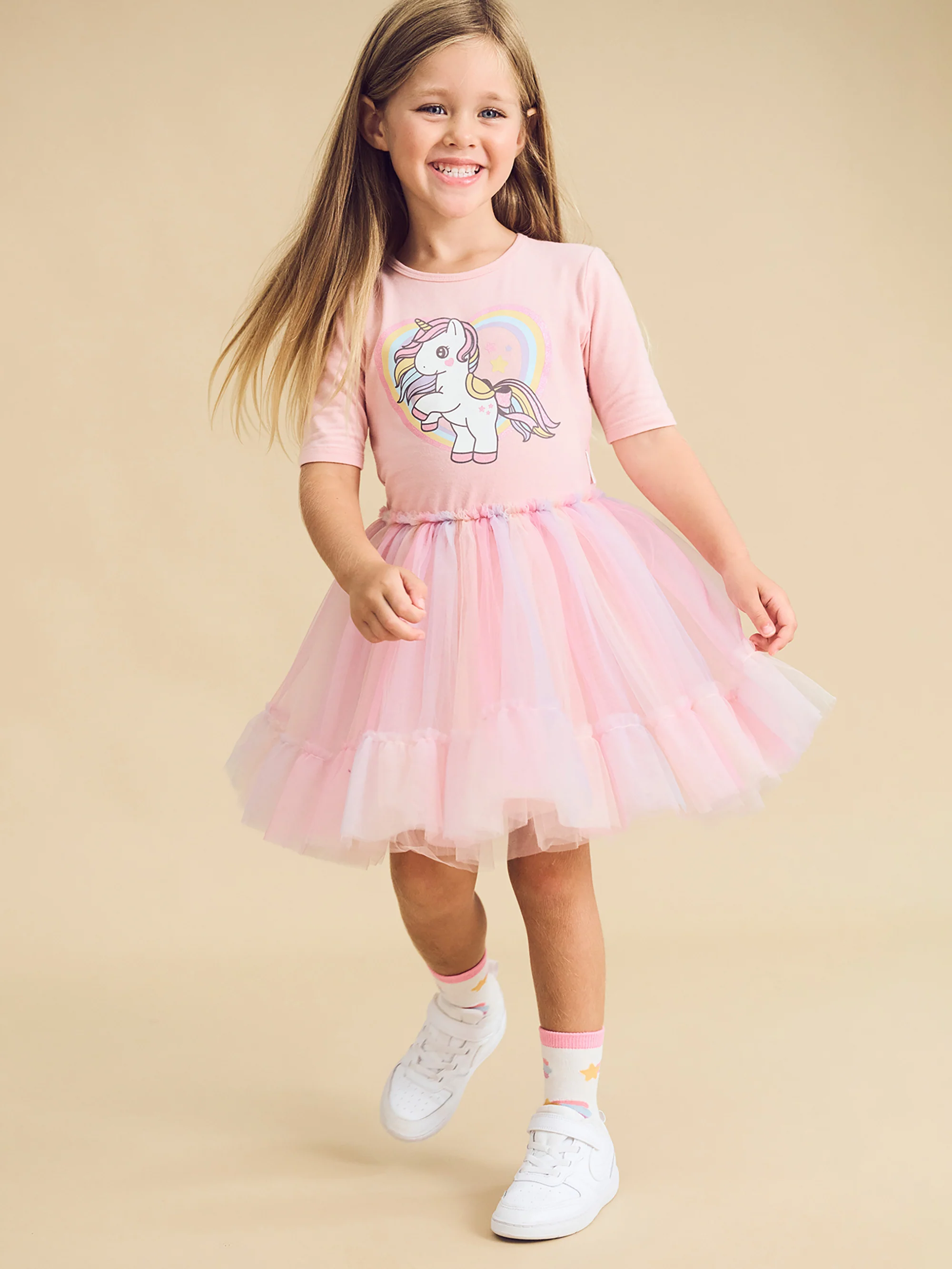 Rainbow Unicorn Ballet Dress - Candy - Image 2