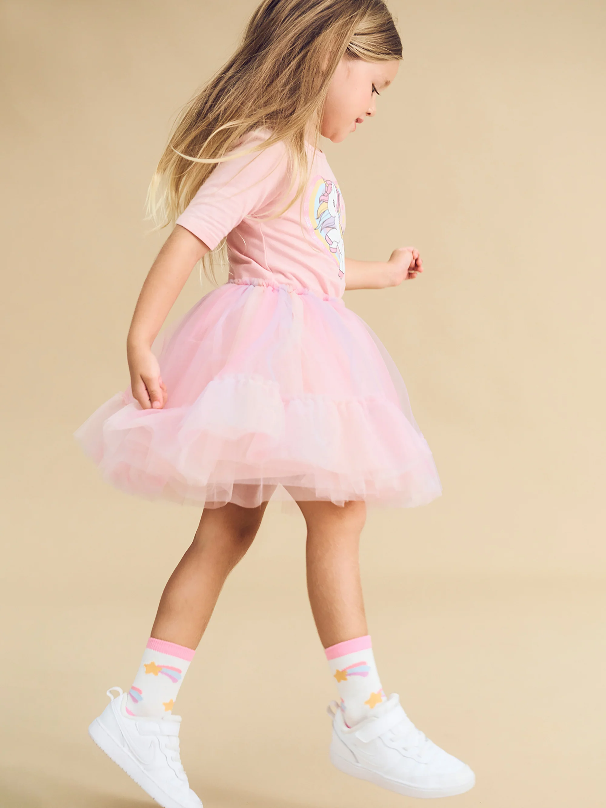 Rainbow Unicorn Ballet Dress - Candy - Image 3