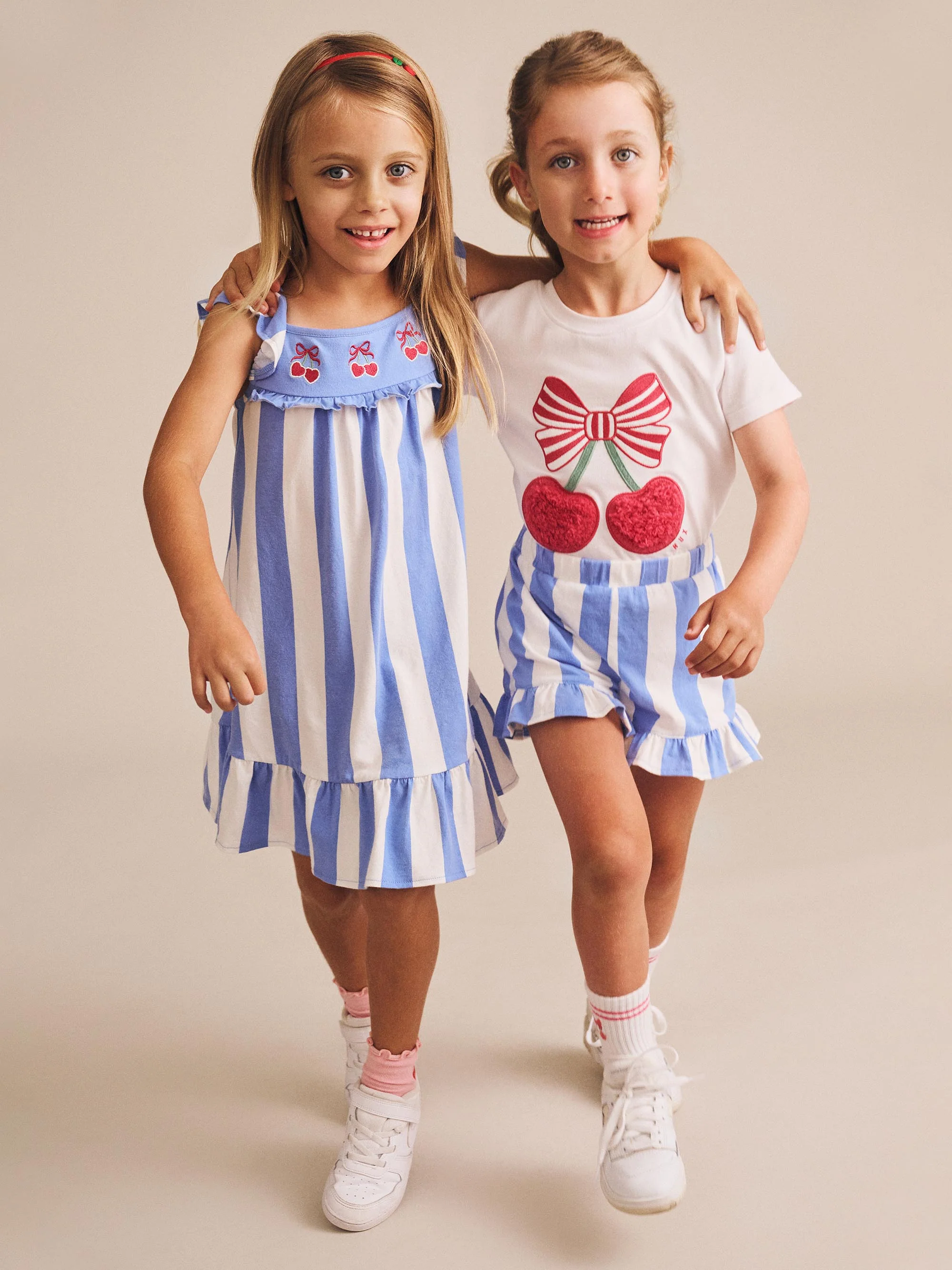 Huxbaby Seaside Cherry Stripe Dress - Image 5