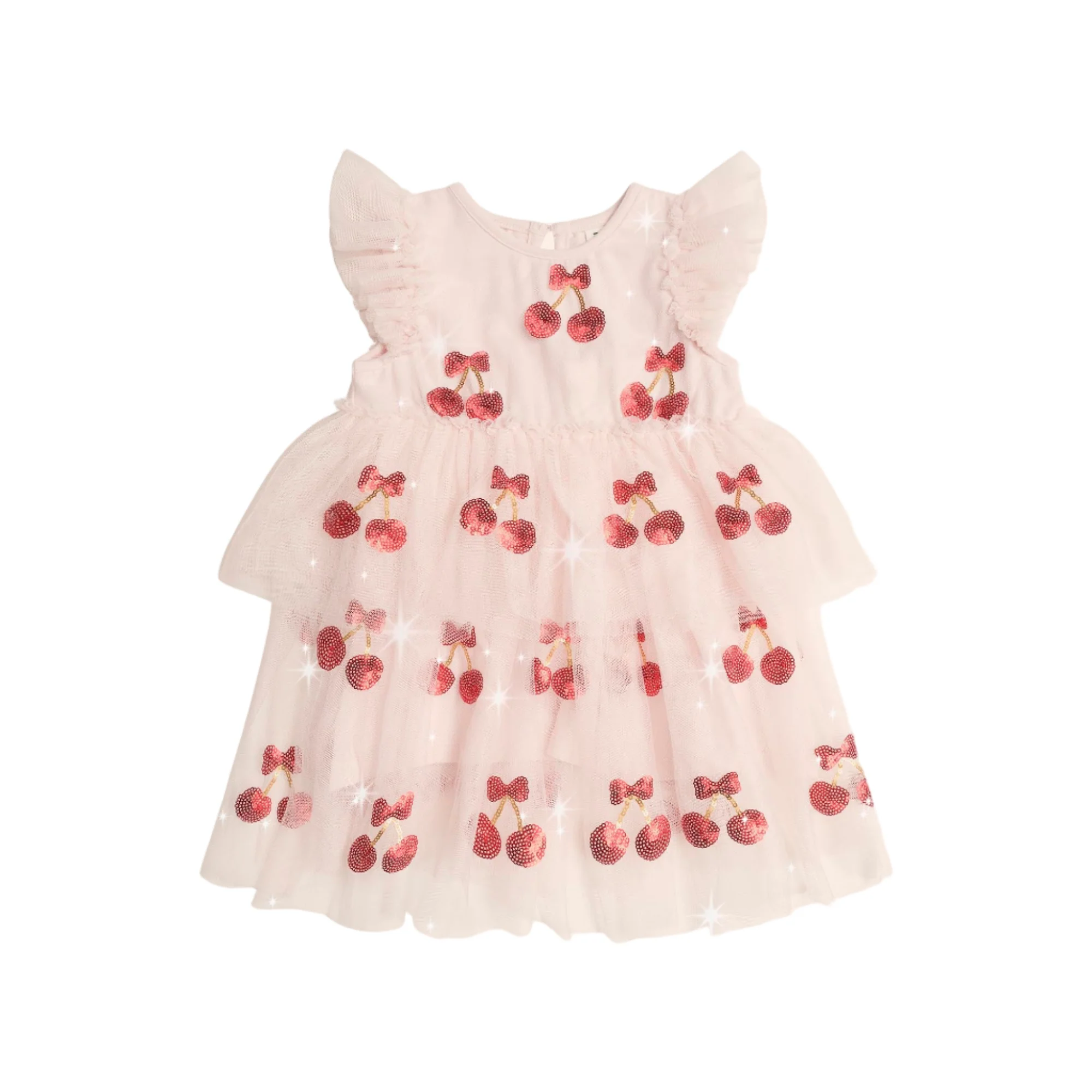 Sequin Cherry Pie Tulle Dress