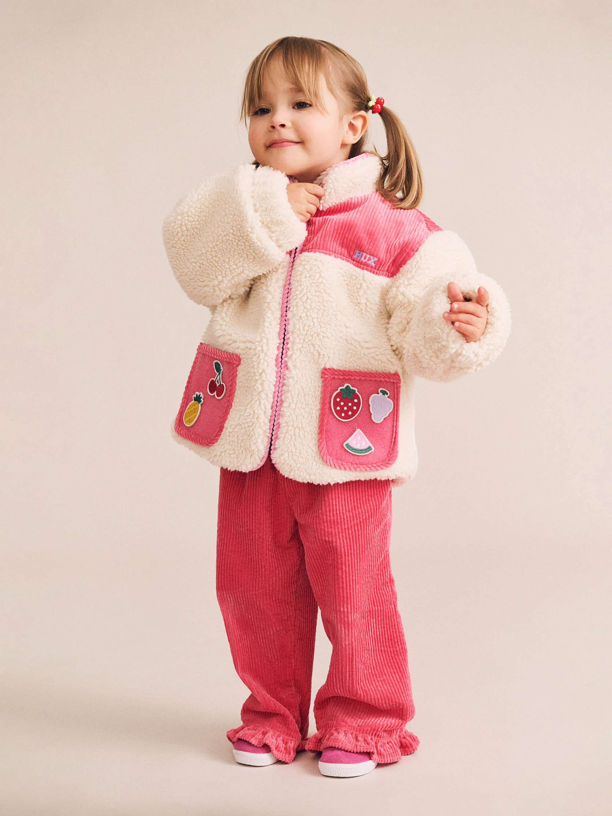 Sherpa Cord Patches Jacket - Image 3