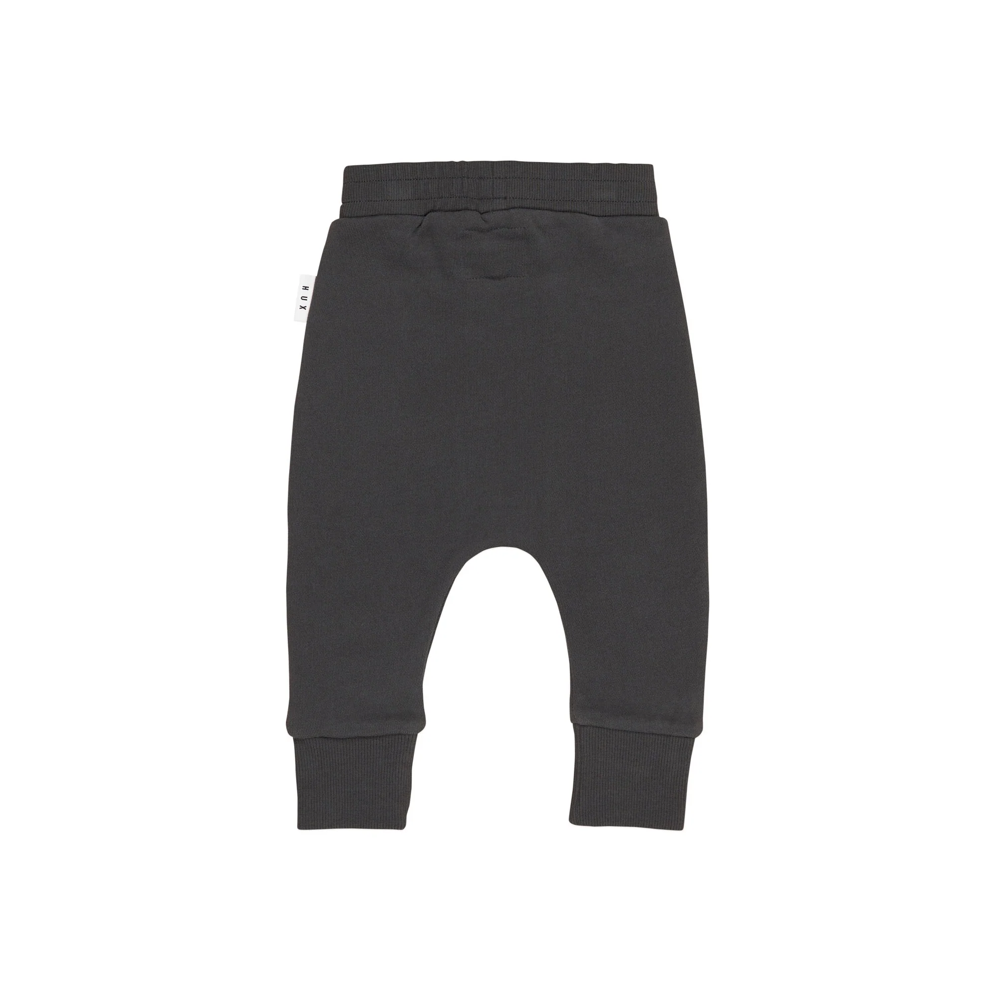 Smiley Rainbow Drop Crotch Pant - Soft Black - Image 3