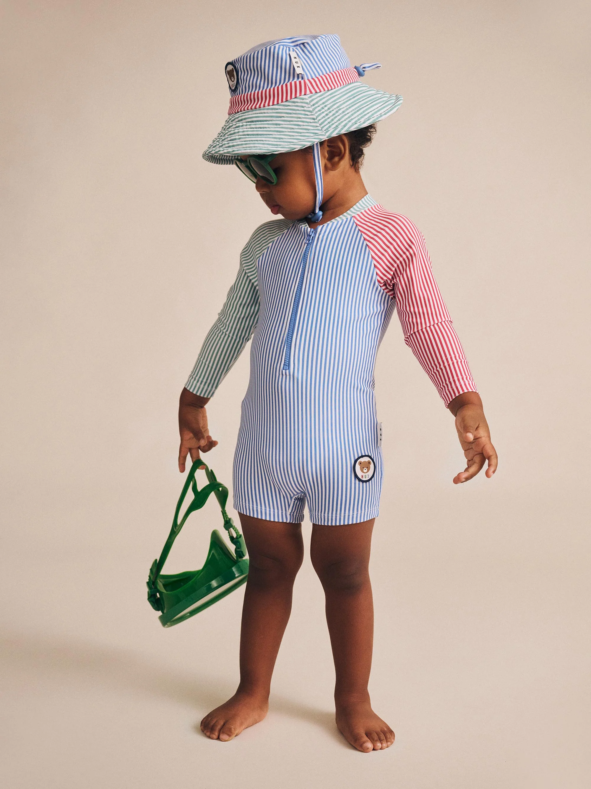 Spliced Stripe Swim Hat - Image 2