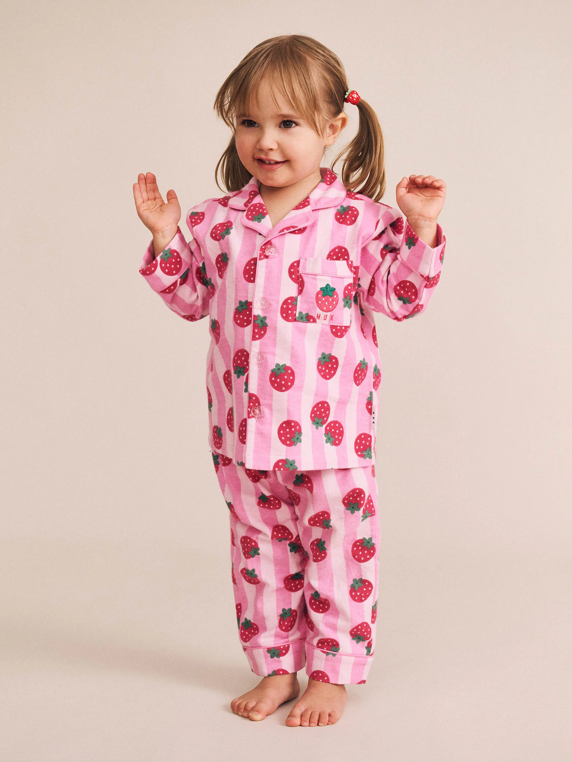 Strawberry Fields Forever Stripe Flannel Pj - Image 3