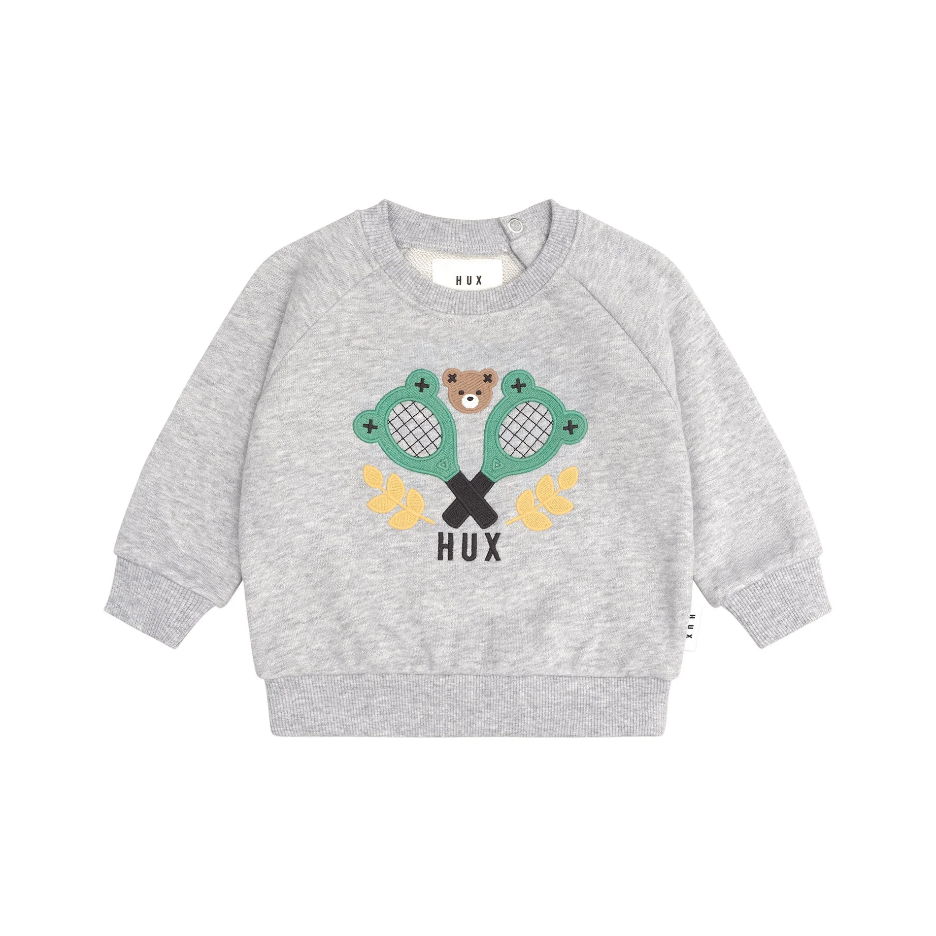 Tennis Hux Sweatshirt - Grey Marle