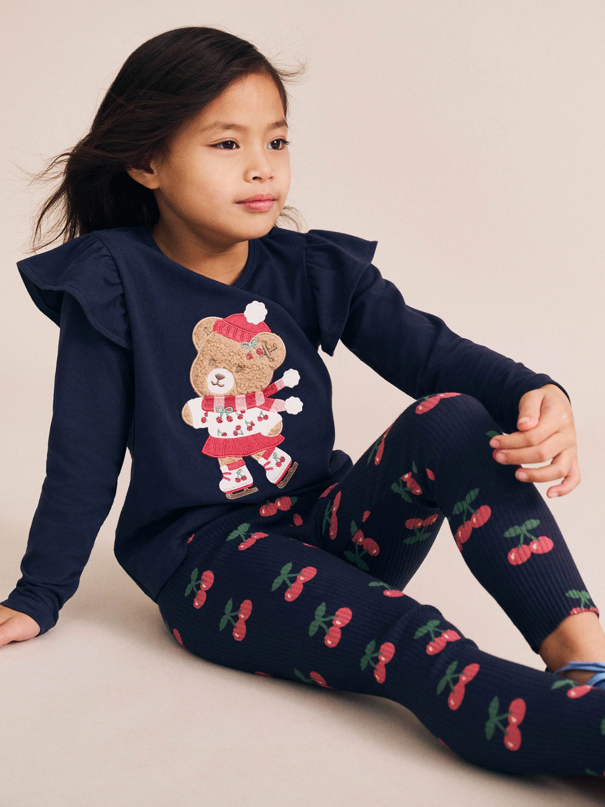 Very Cherry Rib Legging - Image 2