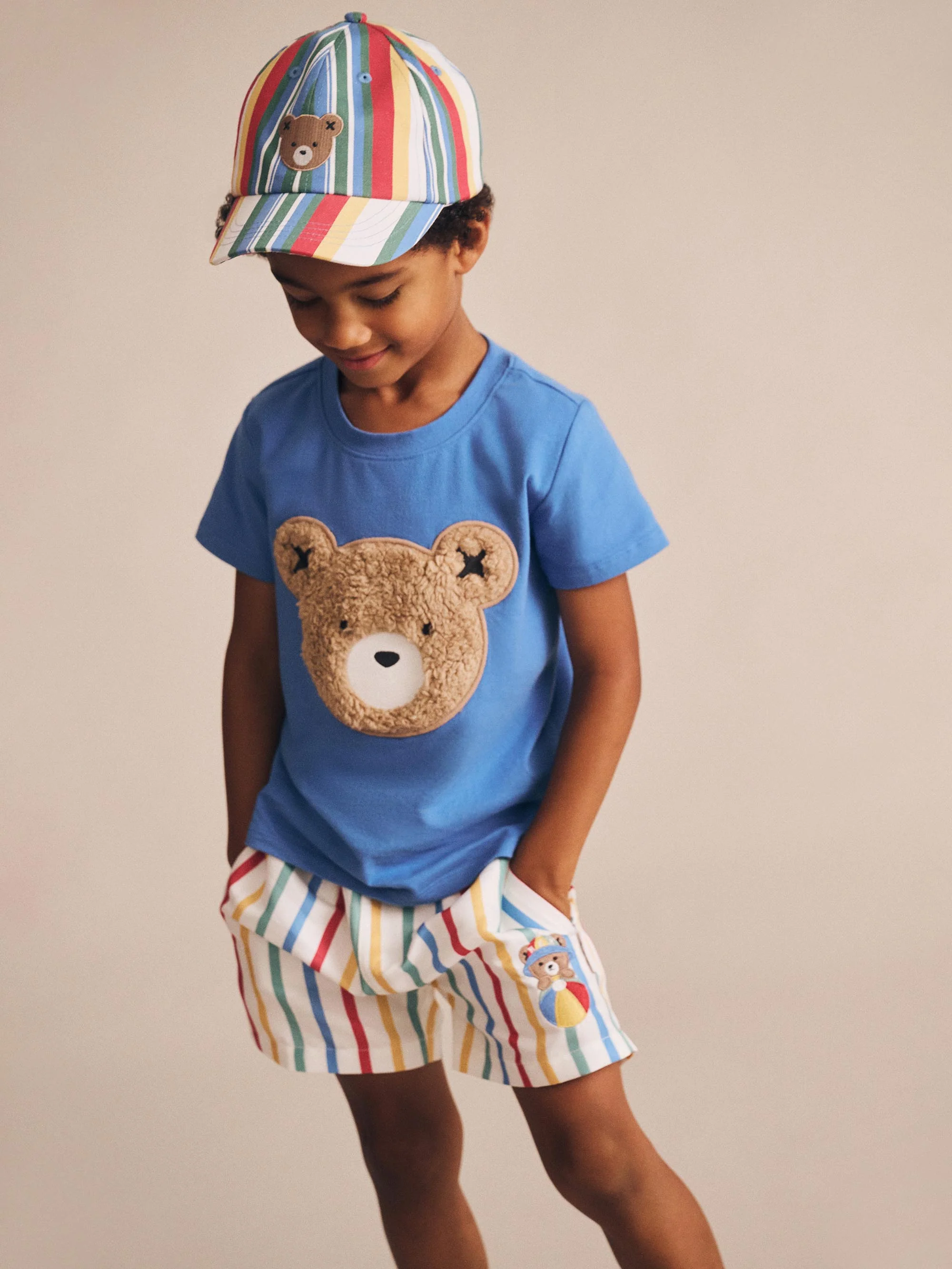 Huxbaby Vintage Stripe Huxbear Cap - Image 6