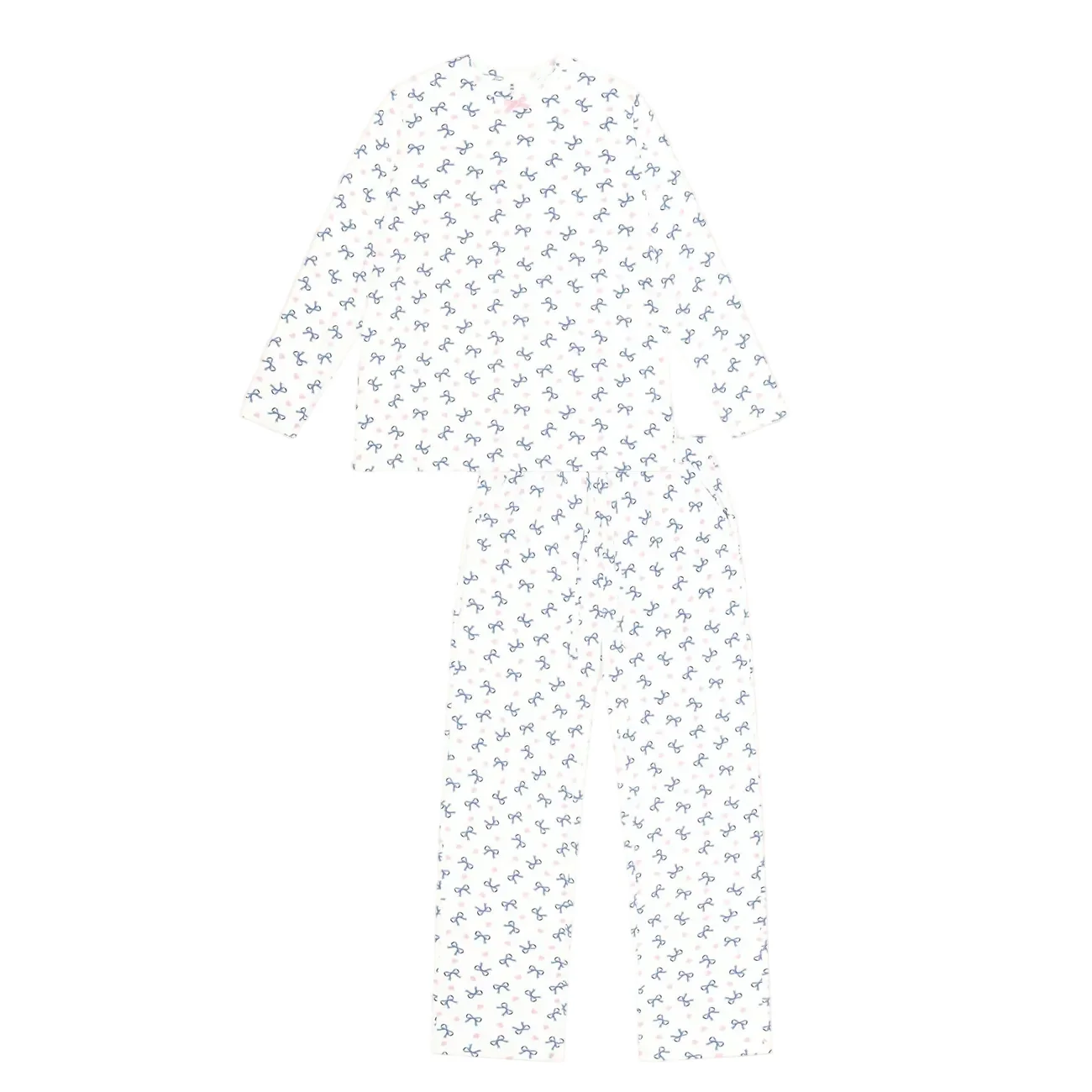 Womens Long Sleeve Pj Set