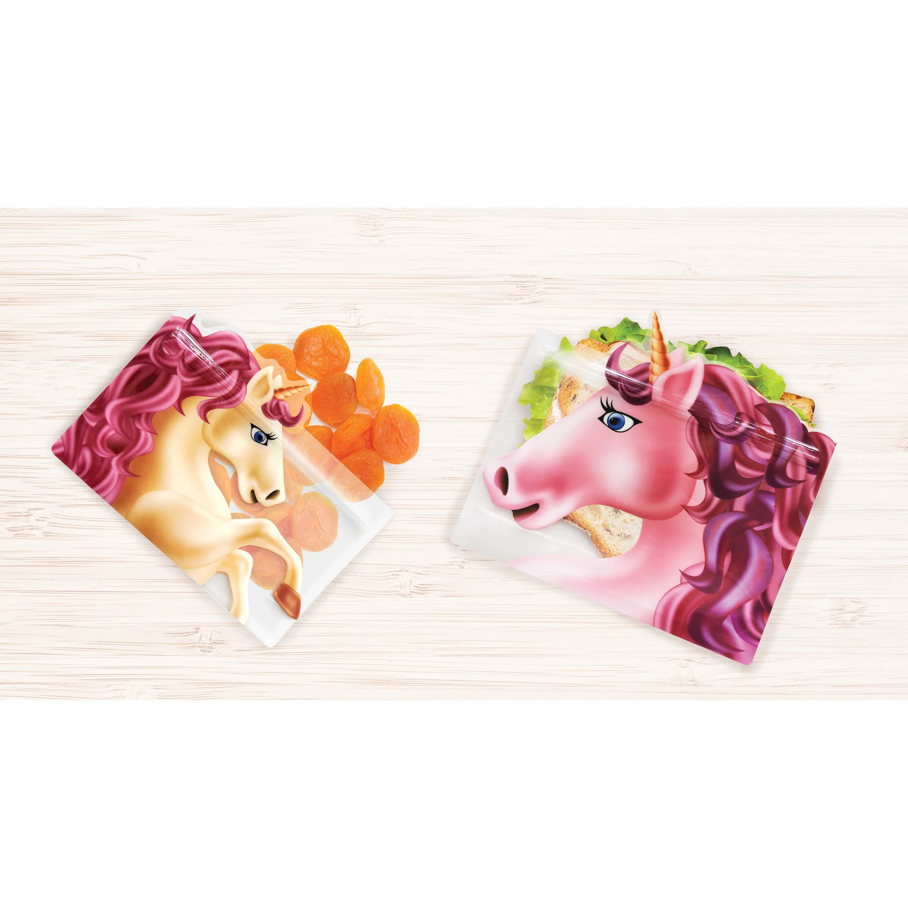 Reusable Zip Bag - Unicorns - Image 2