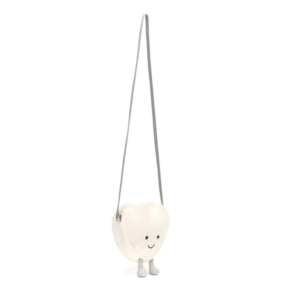 Jellycat Amuseables Cream Heart Bag - Image 3