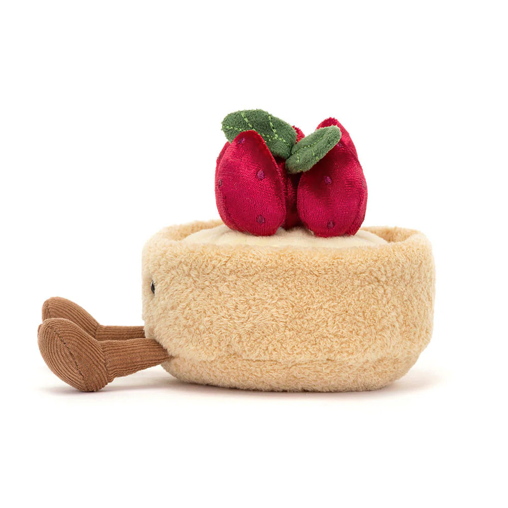Jellycat Amuseables Fleurette Tarte Aux Fraises - Image 2