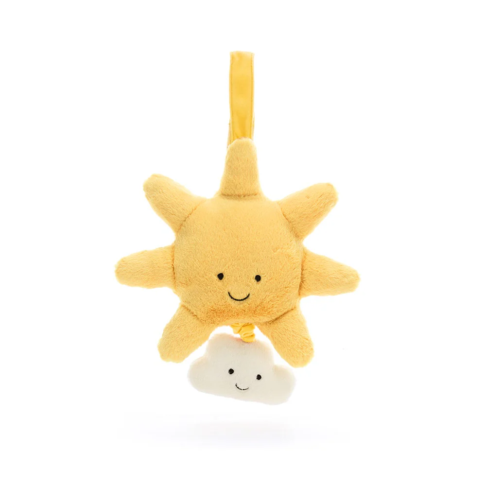 Jellycat Amuseables Musical Pull - Sun