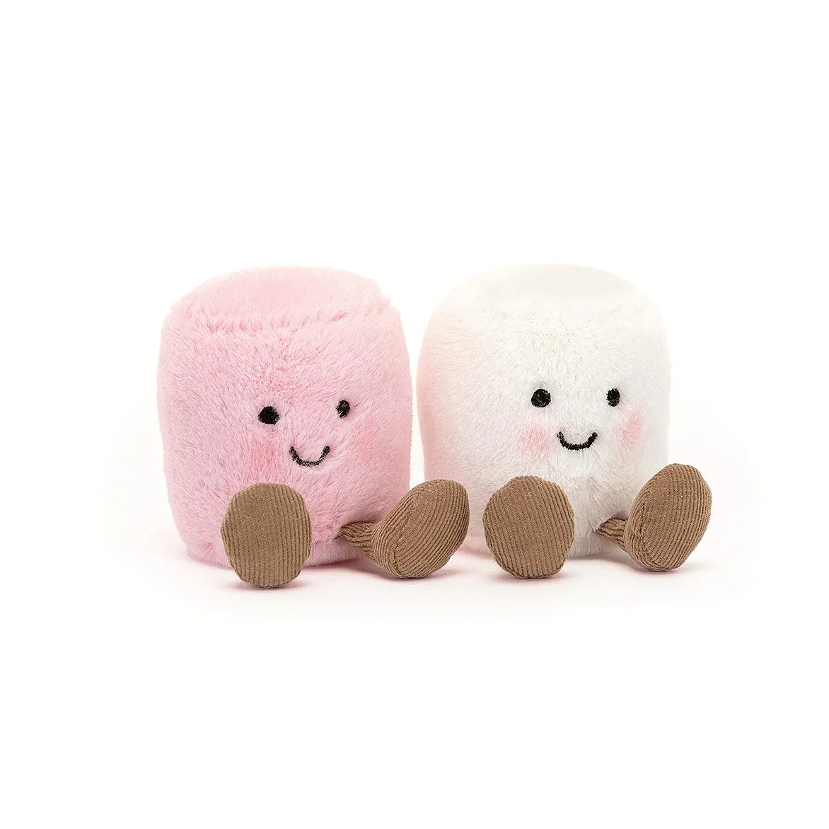 Jellycat Amuseables Pink and White Marshmallows