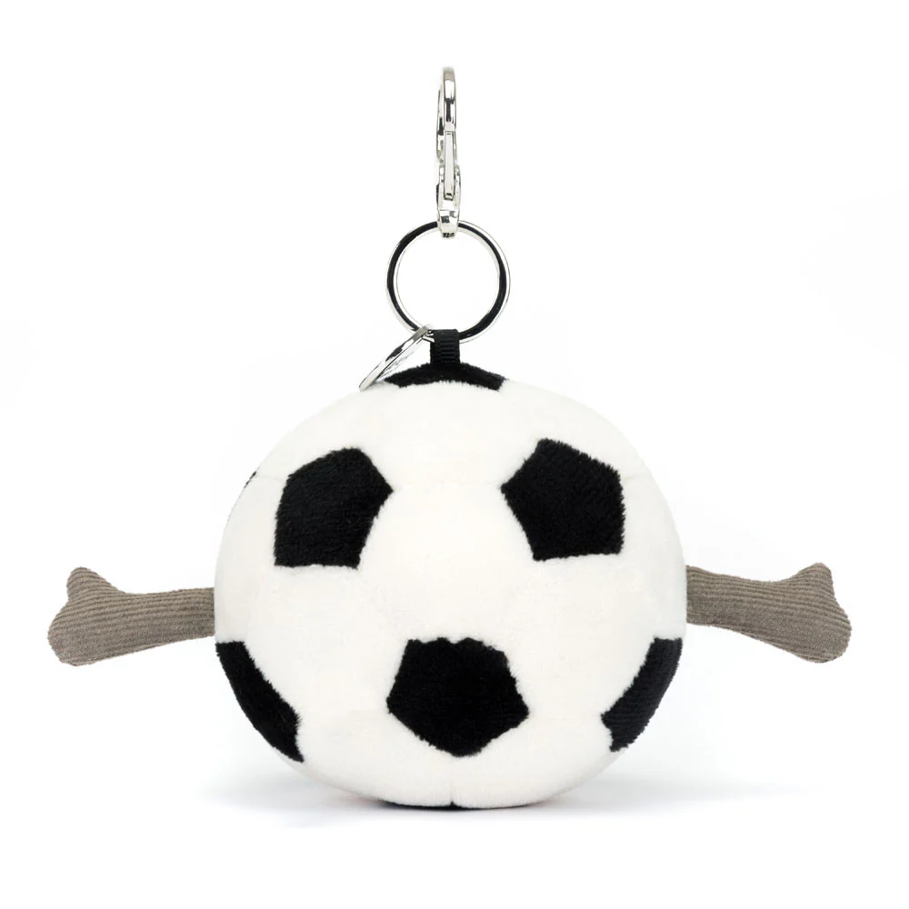 Jellycat Amuseables Sports Football Bag Charm - Image 3