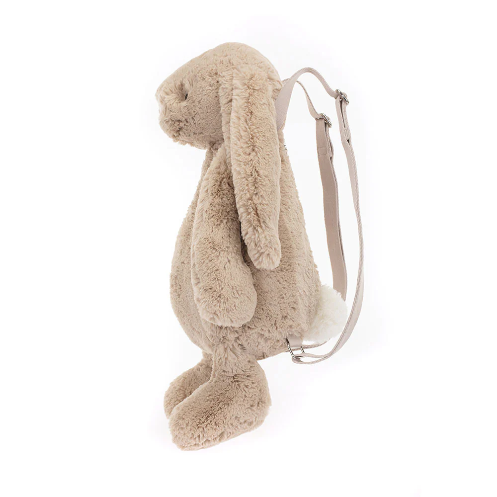 Jellycat Bashful Bashful Bunny Backpack - Beige - Image 2