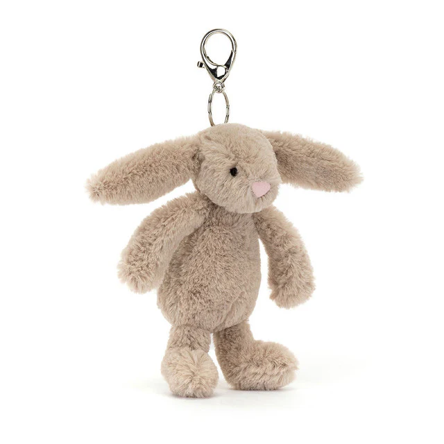 Jellycat Bashful Beige Bunny Bag Charm - Image 2